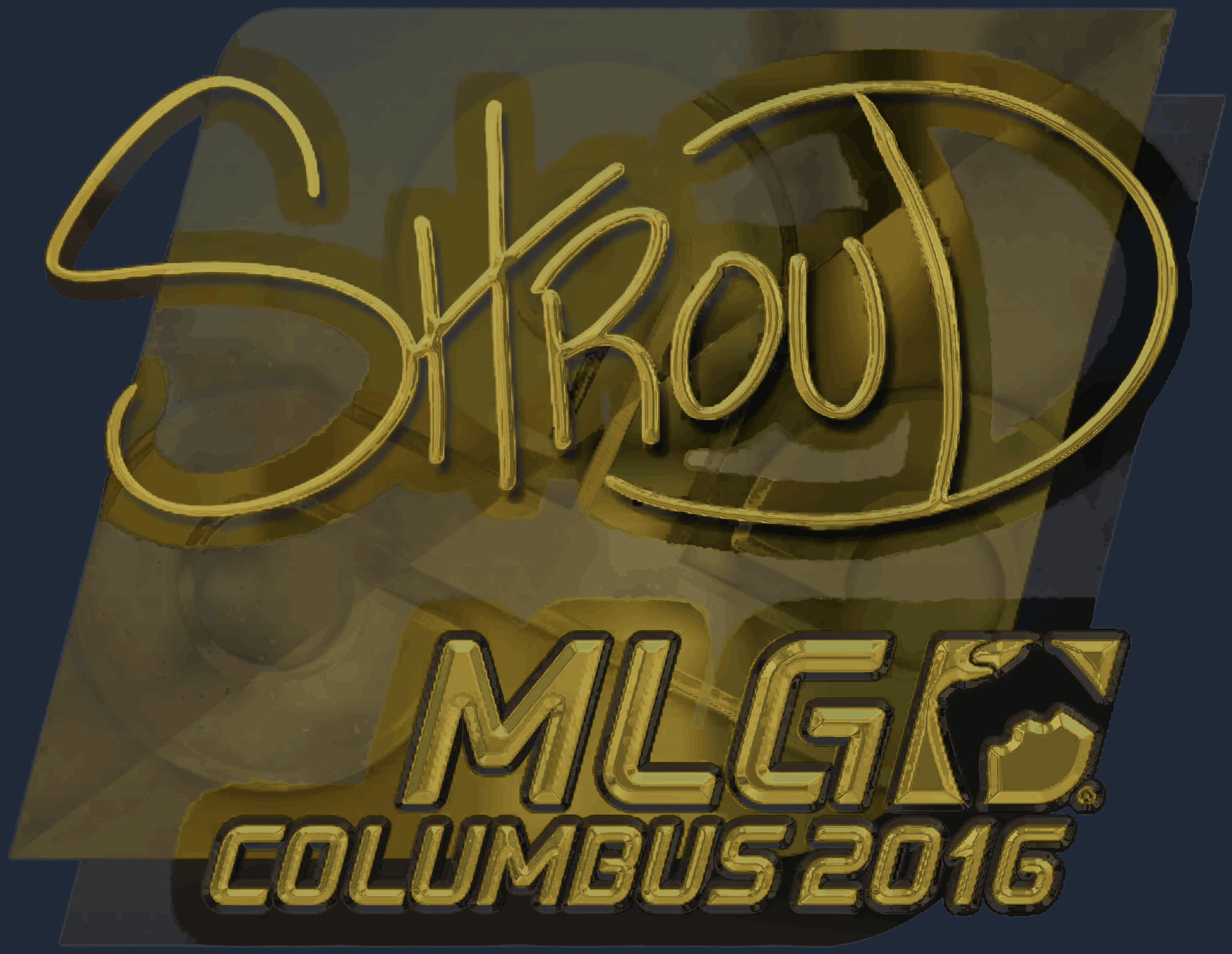 Sticker | shroud (Gold) | MLG Columbus 2016 Image