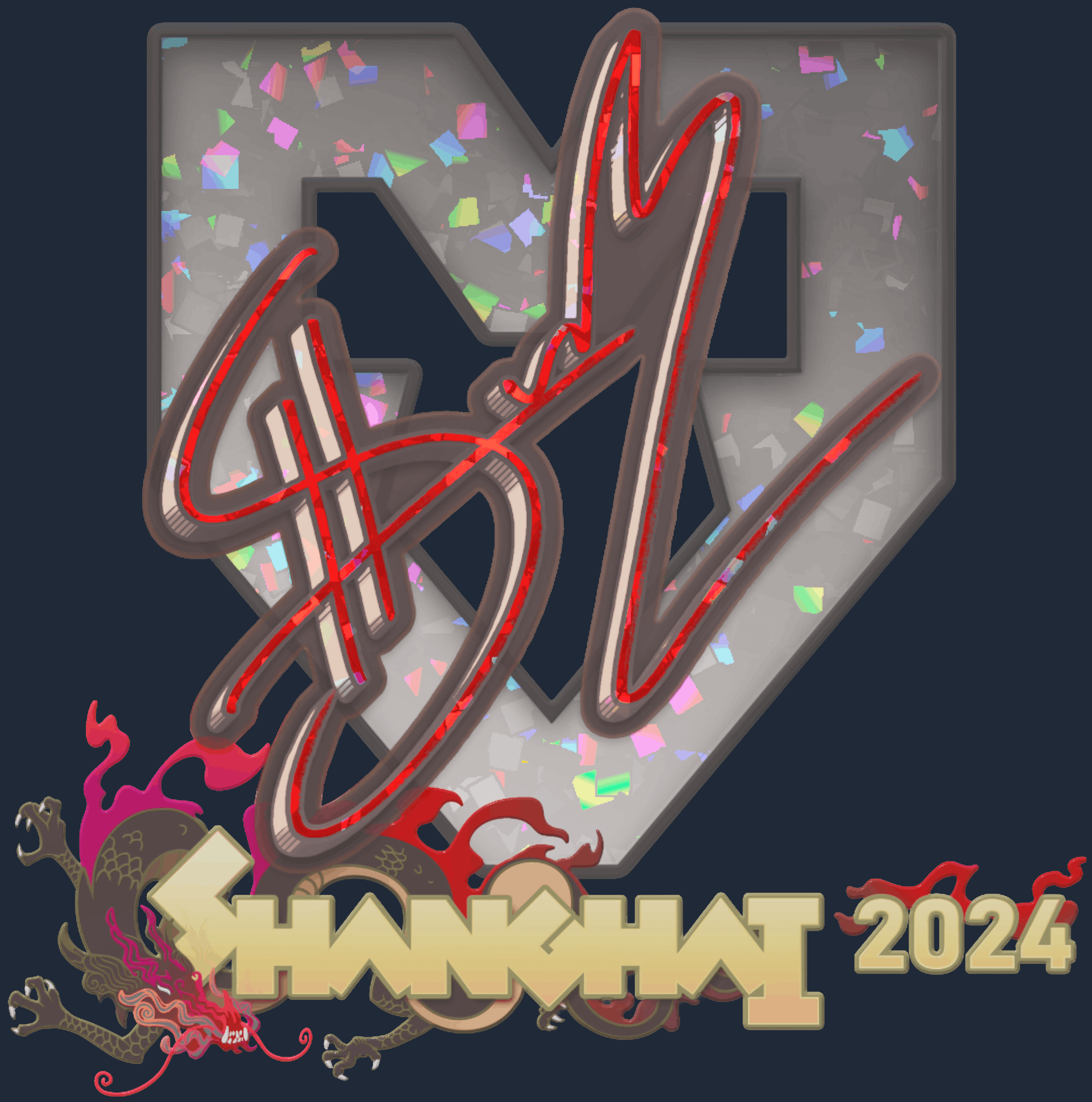 Sticker | siuhy (Glitter) | Shanghai 2024 Image