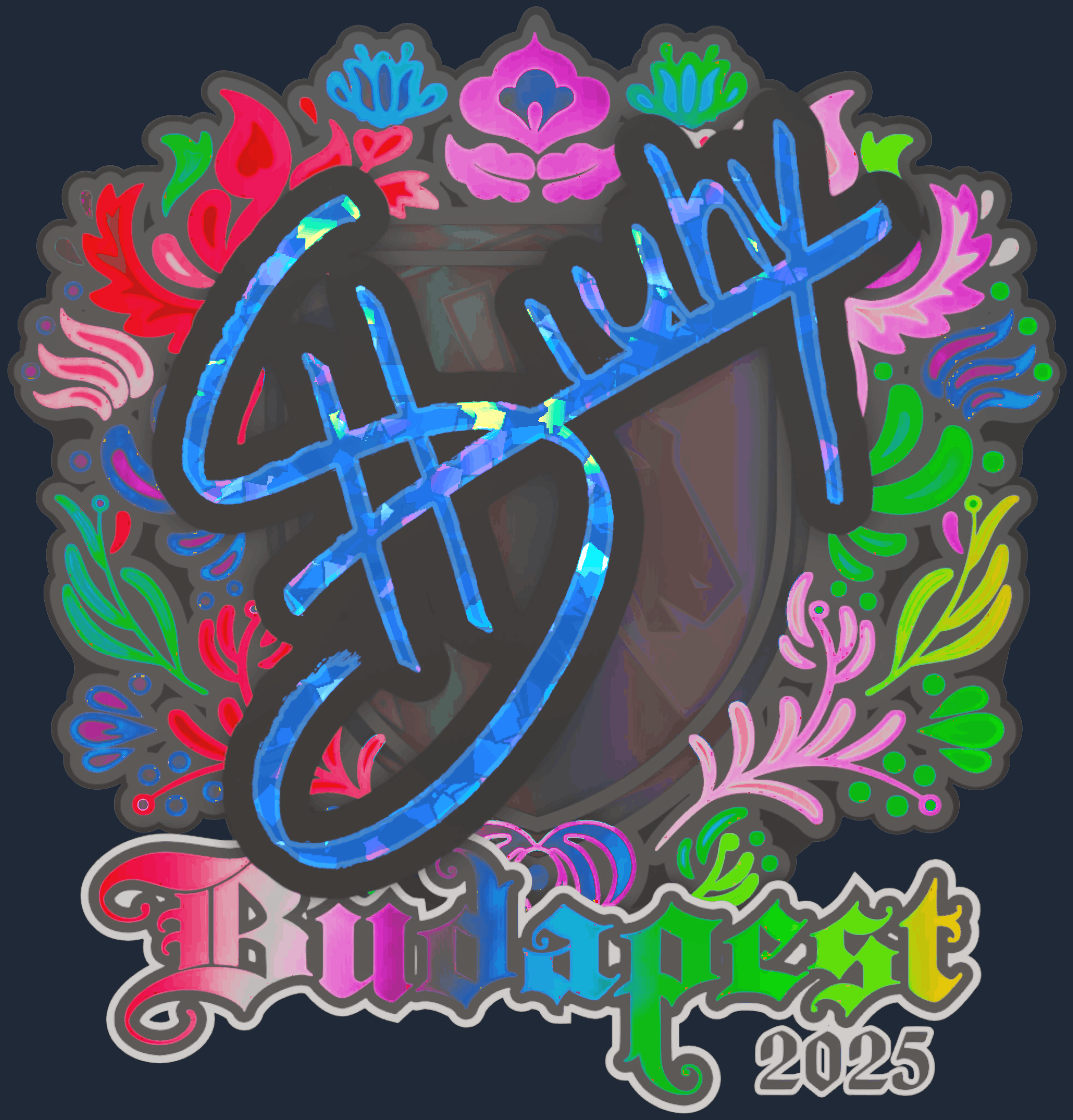 Sticker | siuhy (Holo) | Budapest 2025 Image