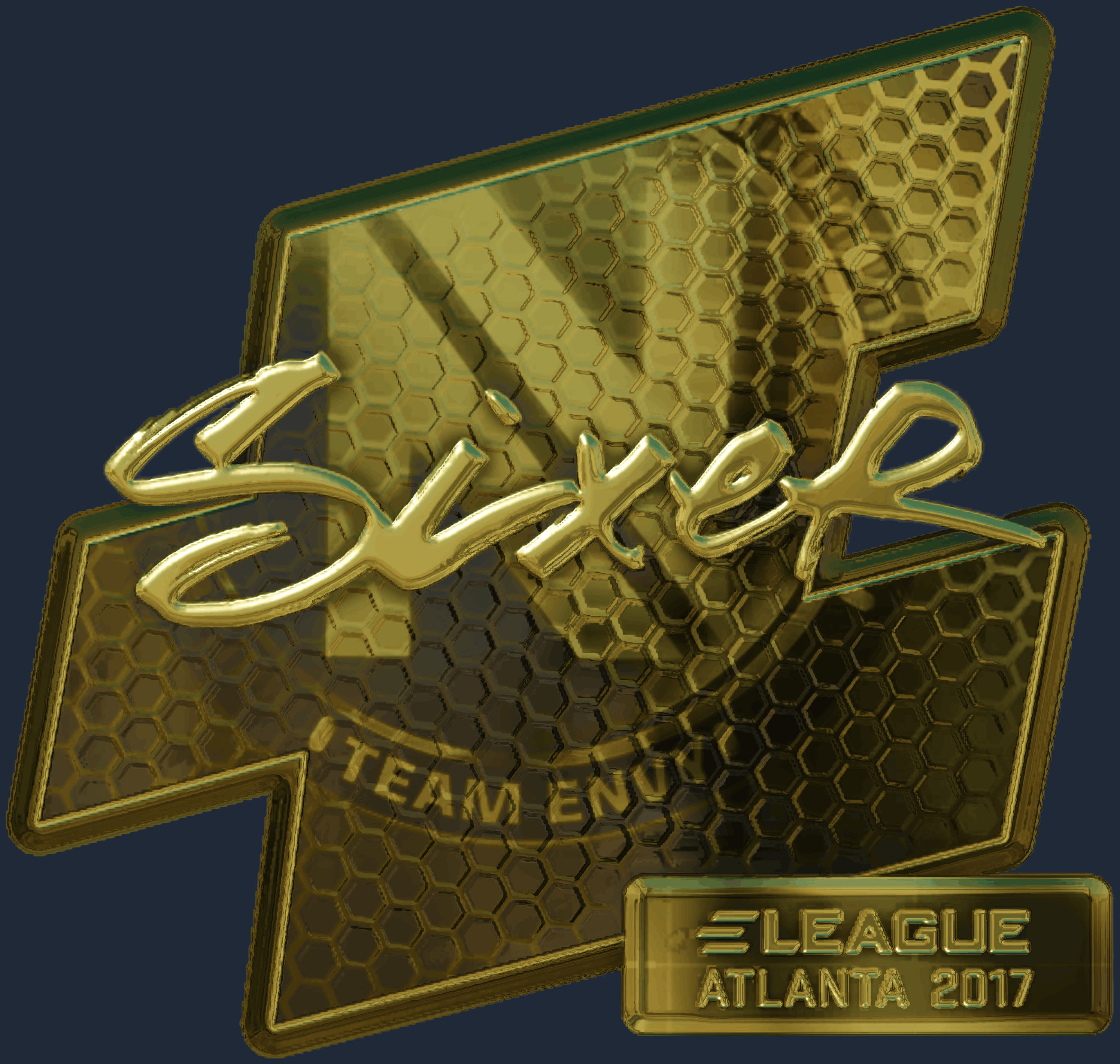 Sticker | SIXER (Gold) | Atlanta 2017 Image