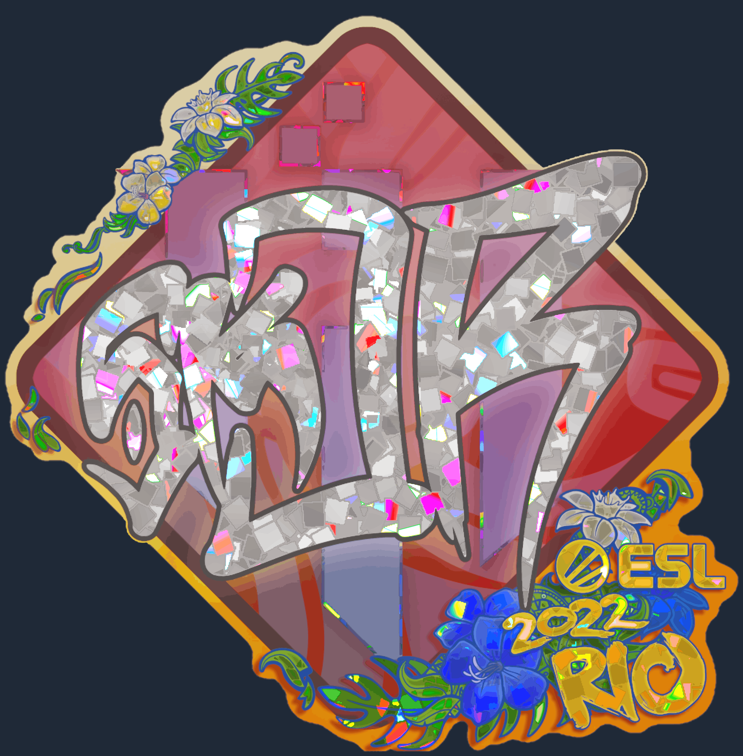 Sticker | sk0R (Glitter) | Rio 2022 Image