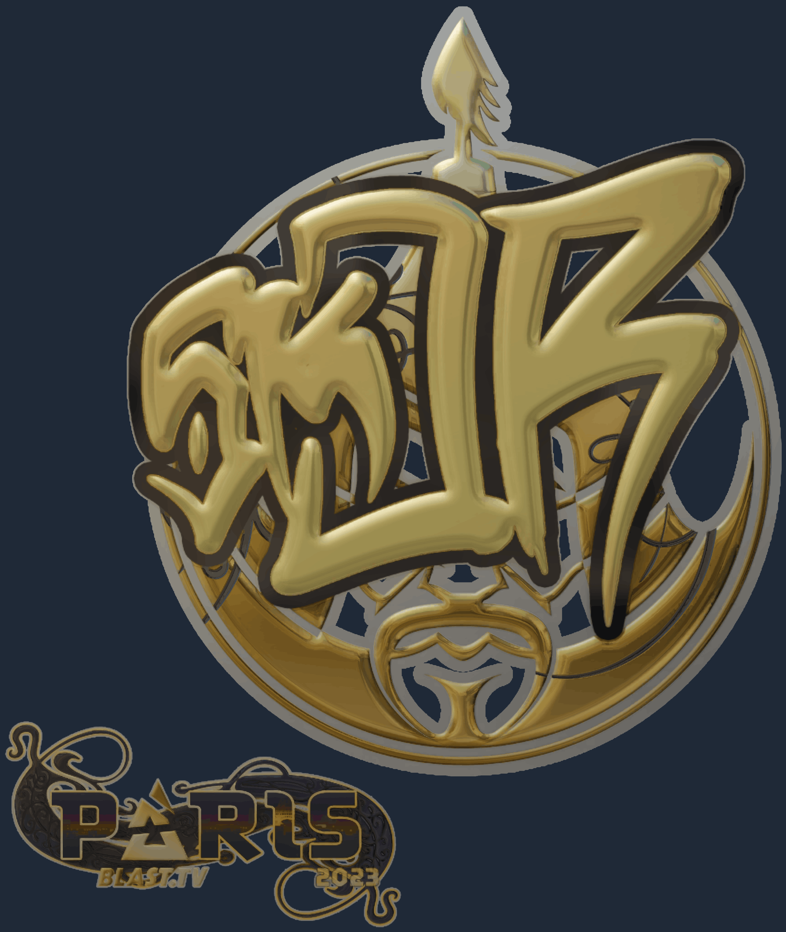 Sticker | sk0R (Gold) | Paris 2023 Image