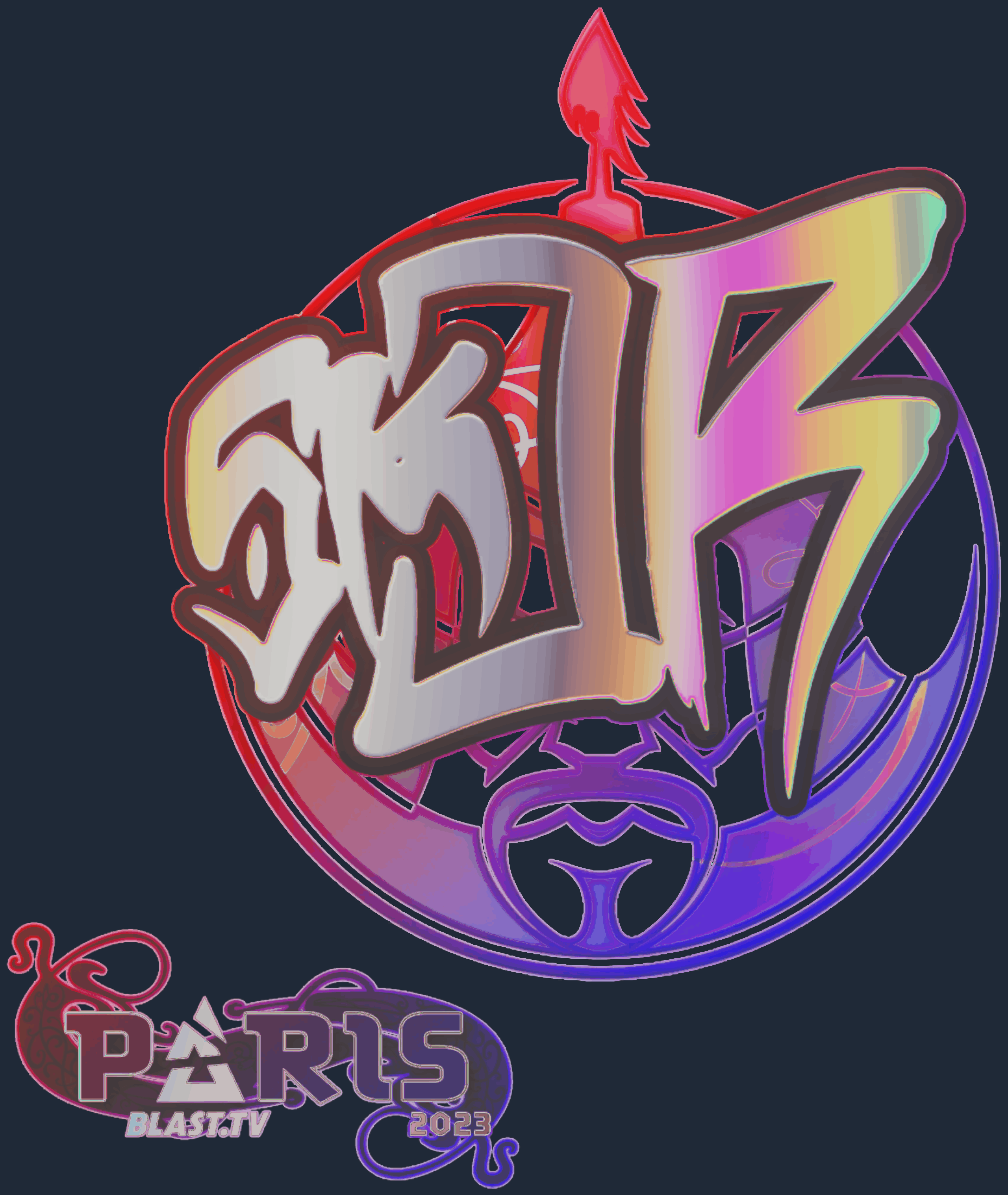 Sticker | sk0R (Holo) | Paris 2023 Image