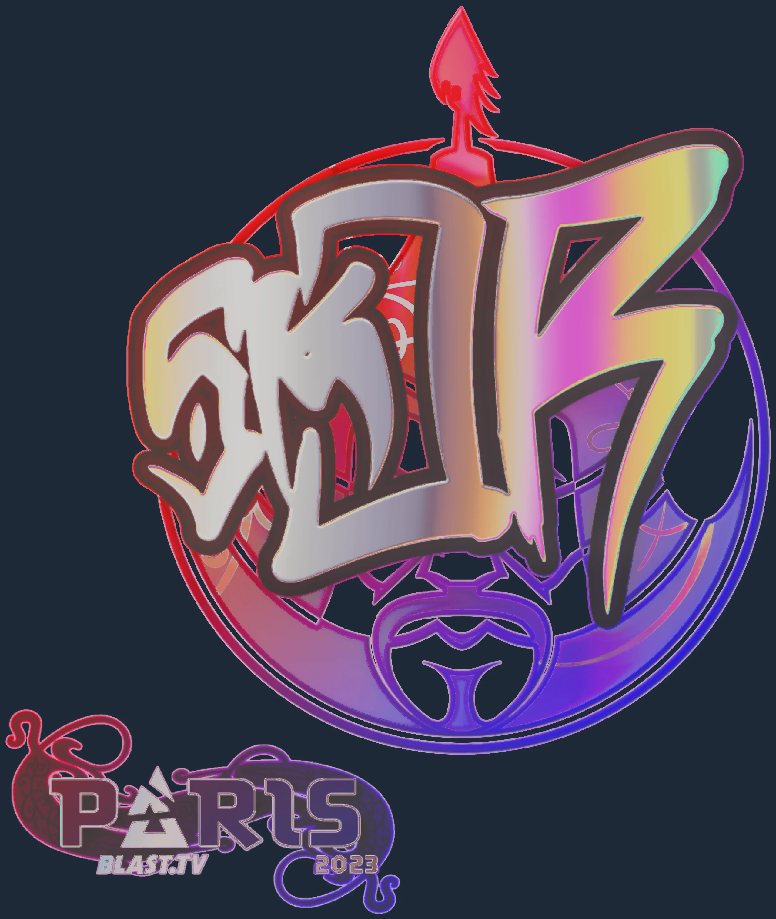Sticker | sk0R (Holo) | Paris 2023 Image