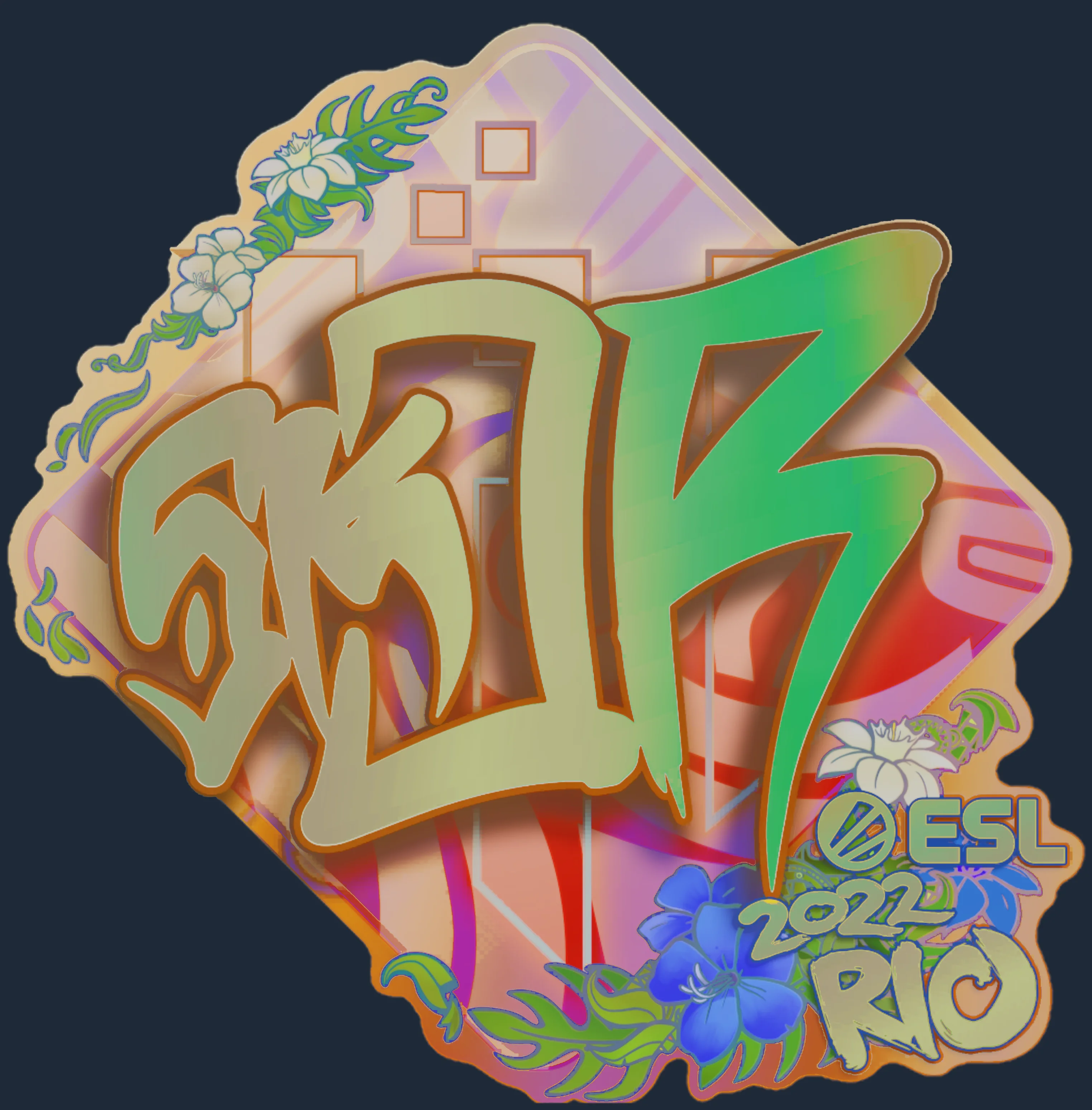 Sticker | sk0R (Holo) | Rio 2022 Image