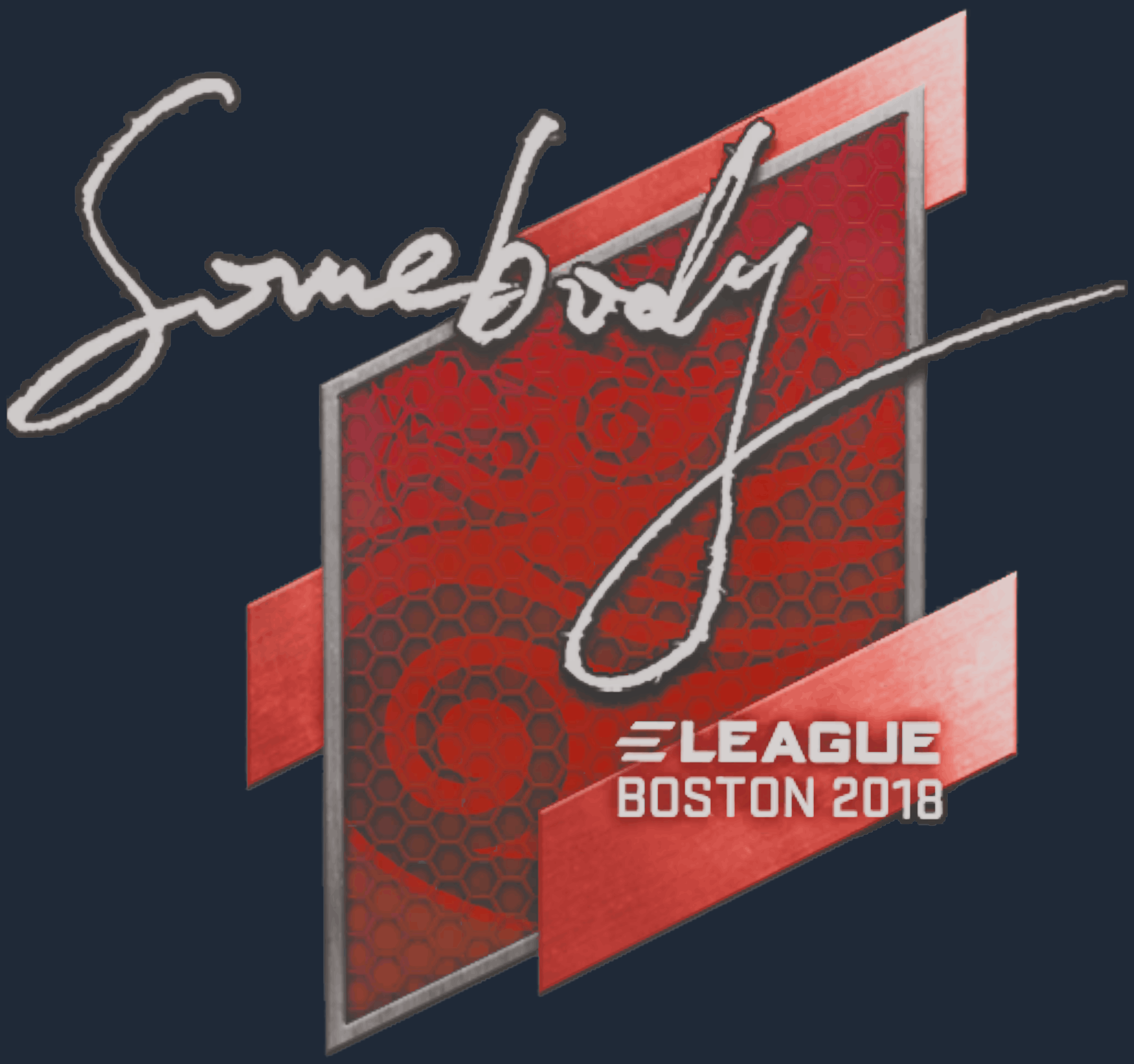 Sticker | somebody | Boston 2018 Image