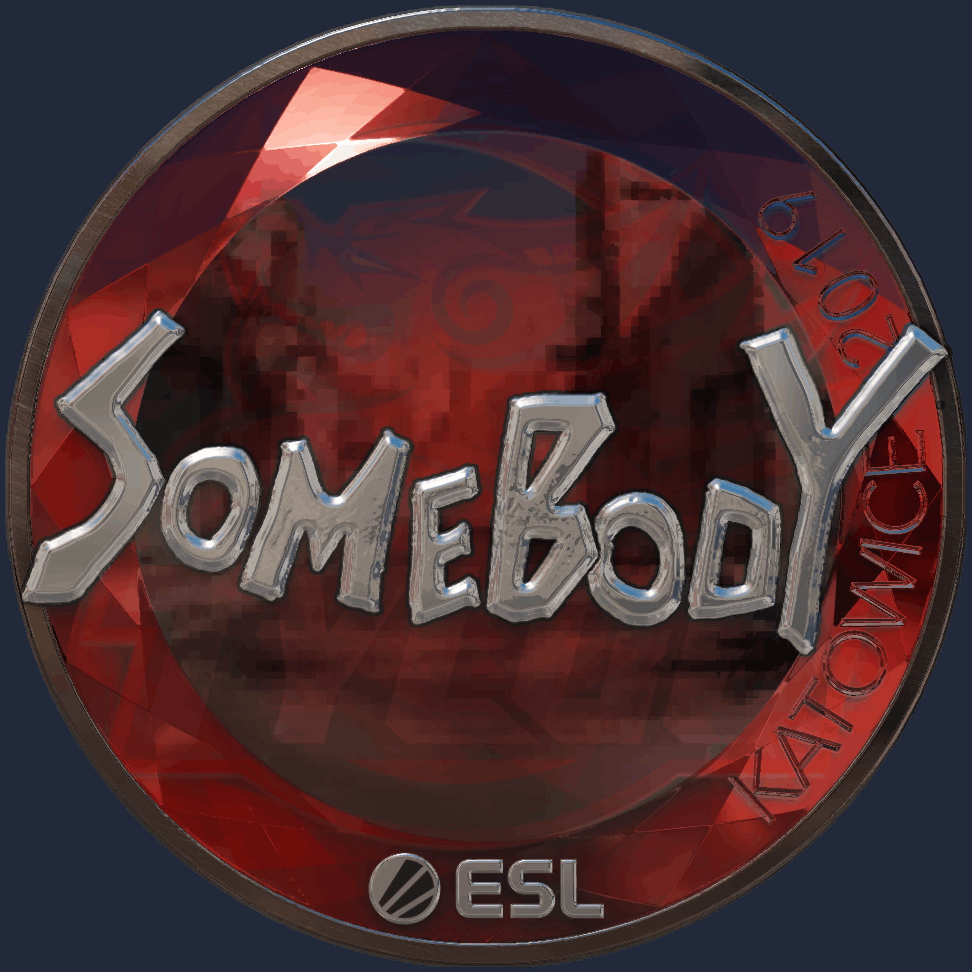 Sticker | somebody (Foil) | Katowice 2019 Image