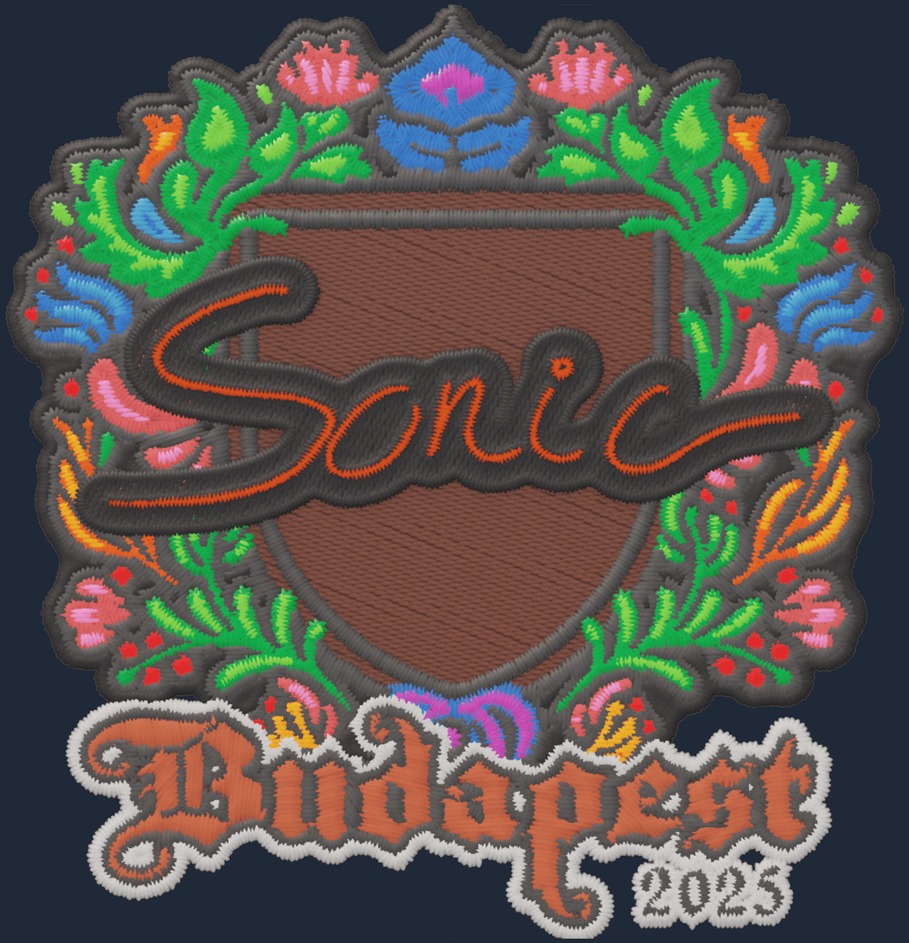 Sticker | Sonic (Embroidered) | Budapest 2025 Image