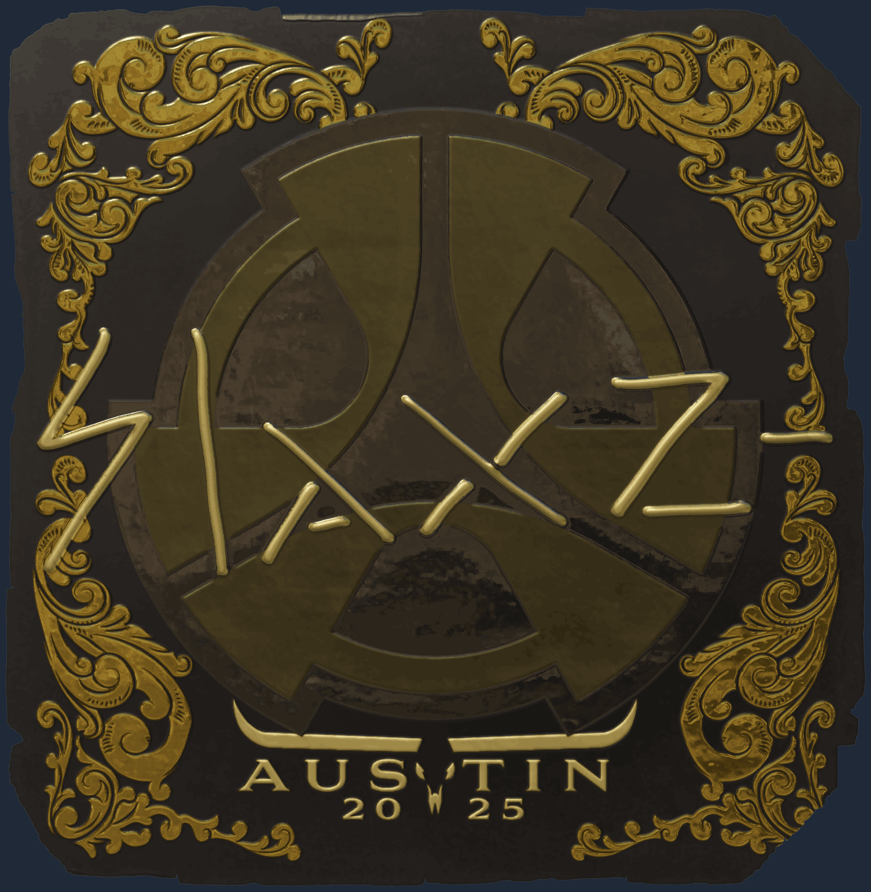 Sticker | slaxz- (Gold) | Austin 2025 Image