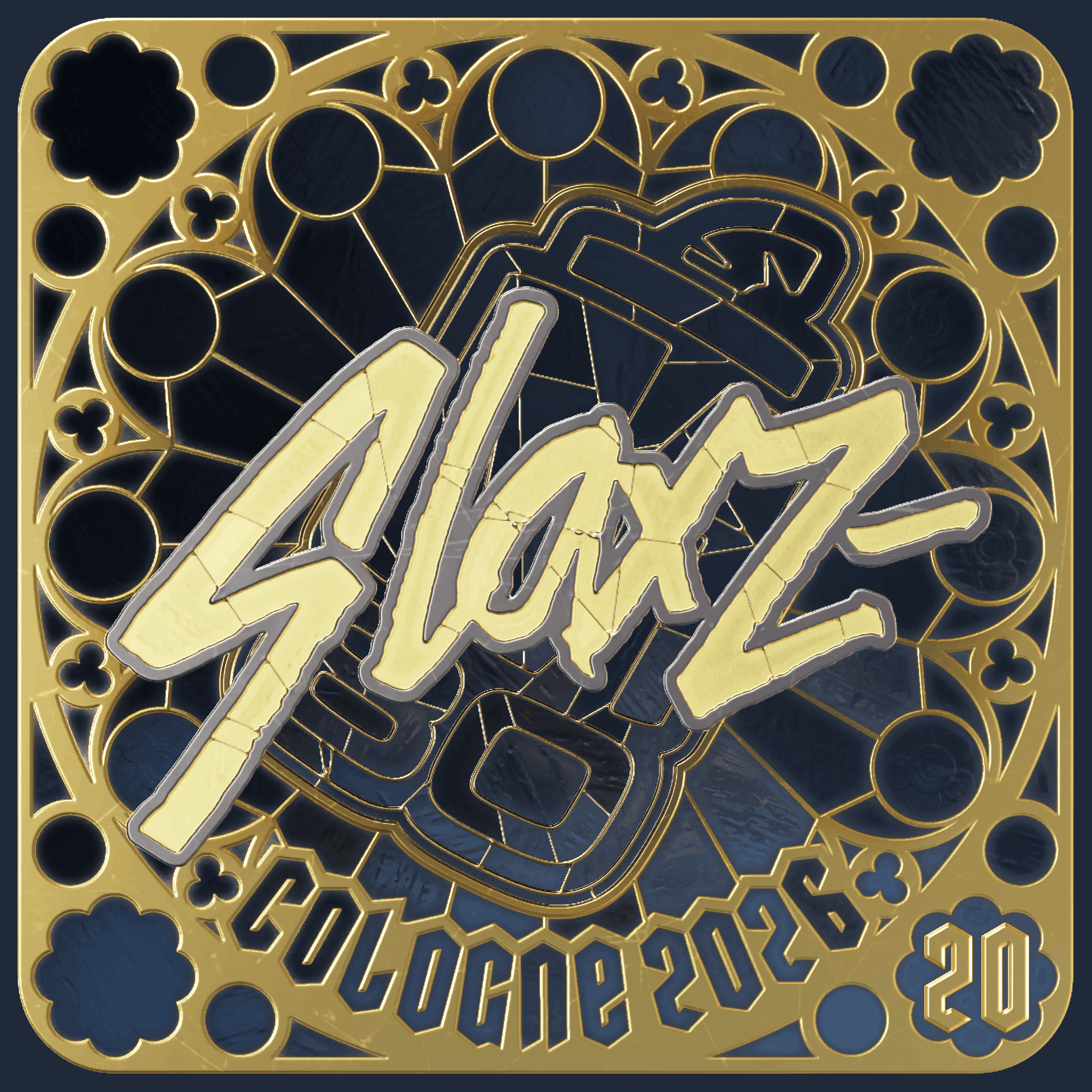 Sticker | slaxz- (Gold, Ranked) | Cologne 2026 Image