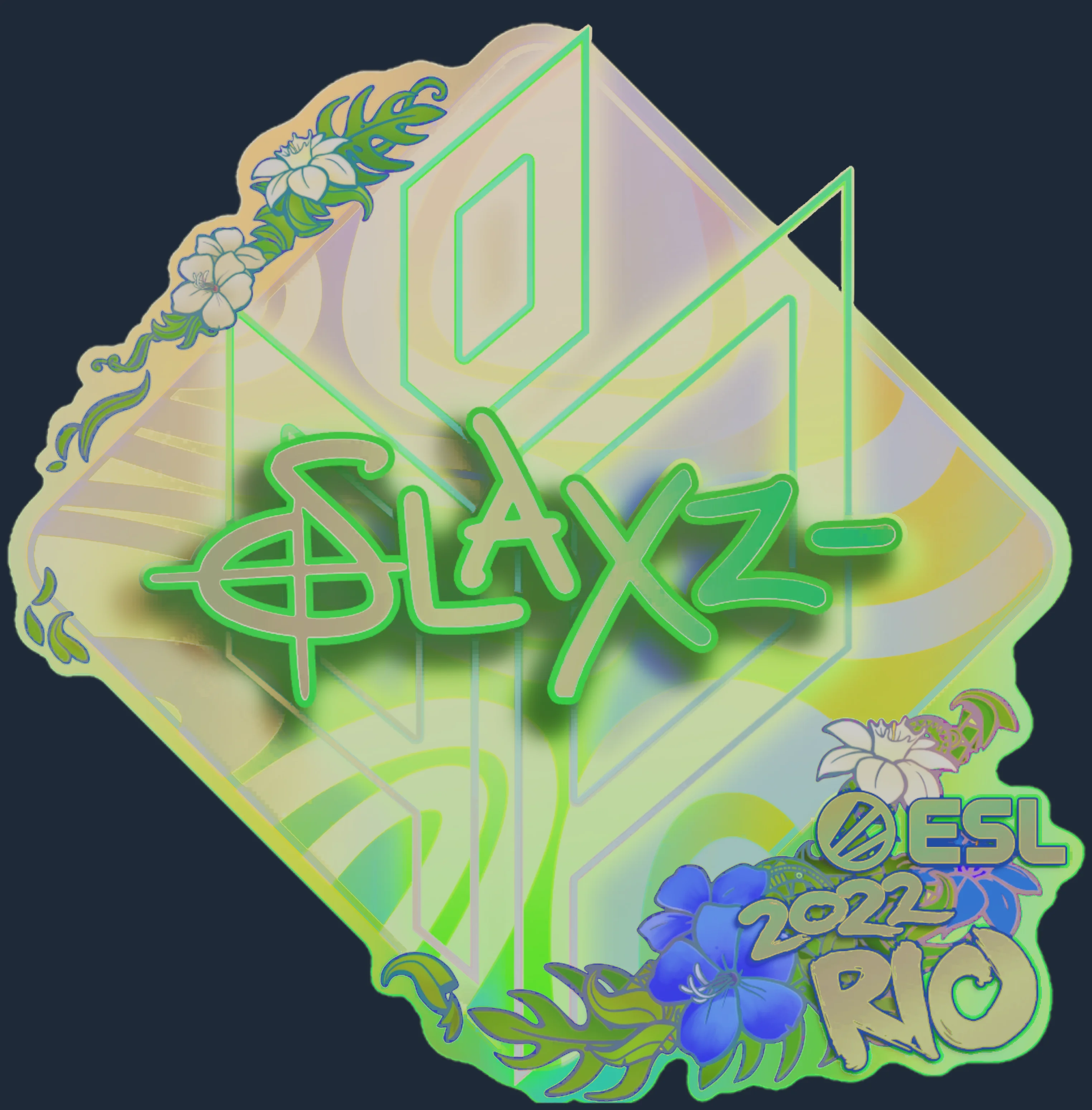 Sticker | slaxz- (Holo) | Rio 2022 Image