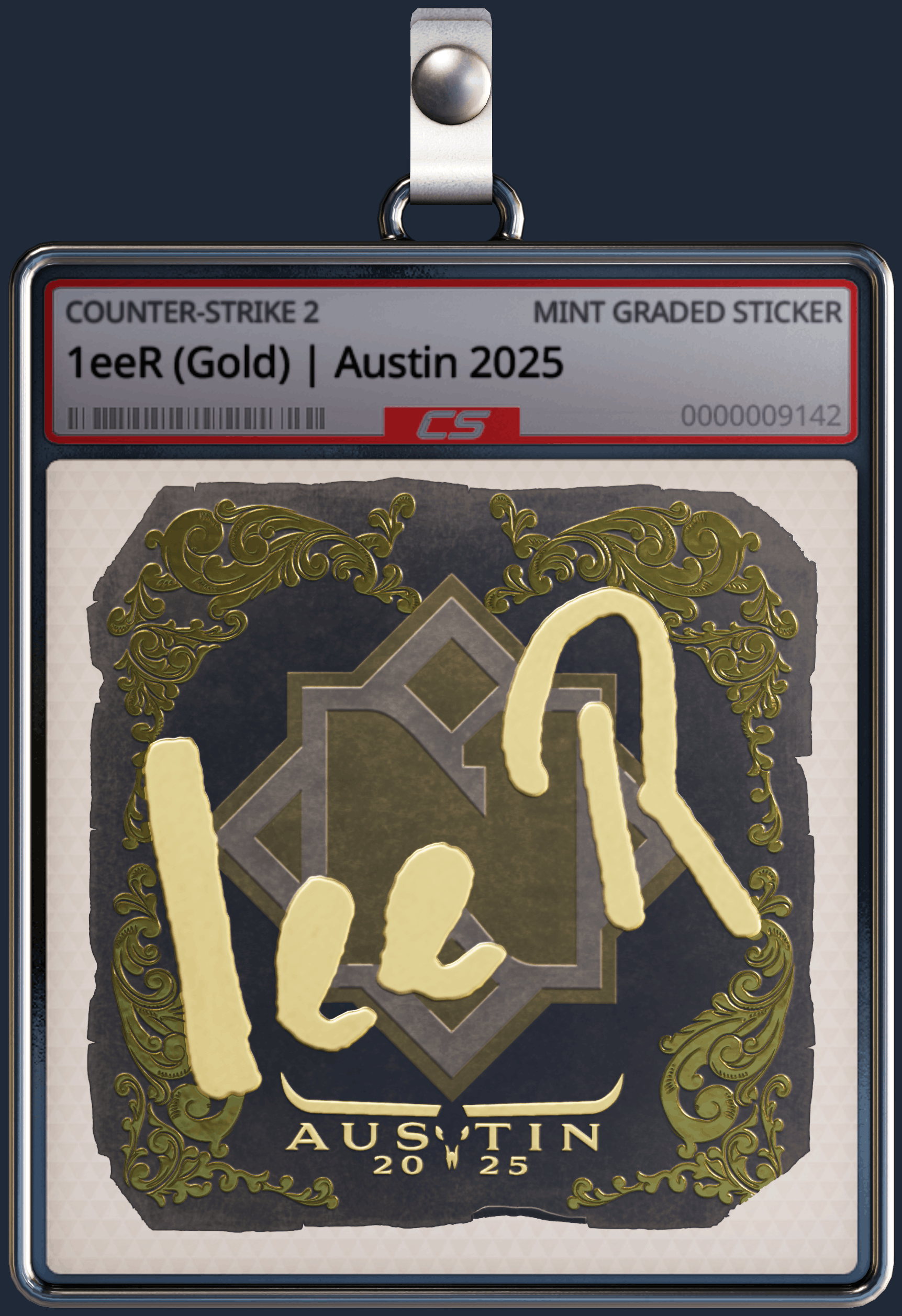 Sticker | 1eeR (Gold) | Austin 2025 Image
