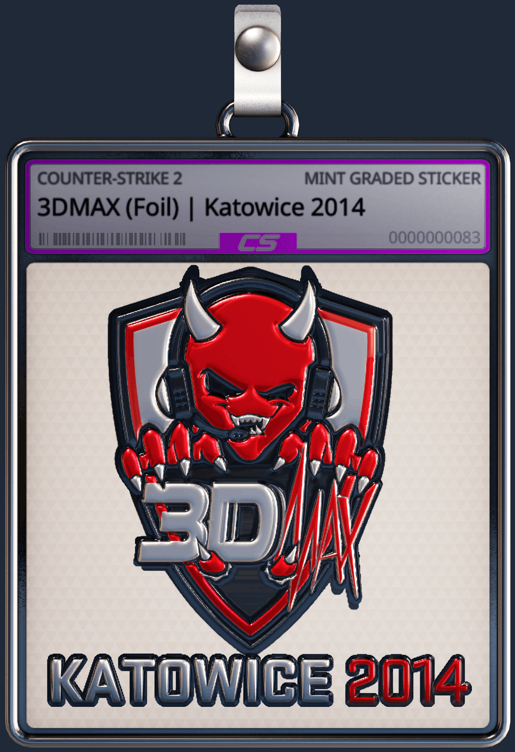 Sticker | 3DMAX (Foil) | Katowice 2014 Image