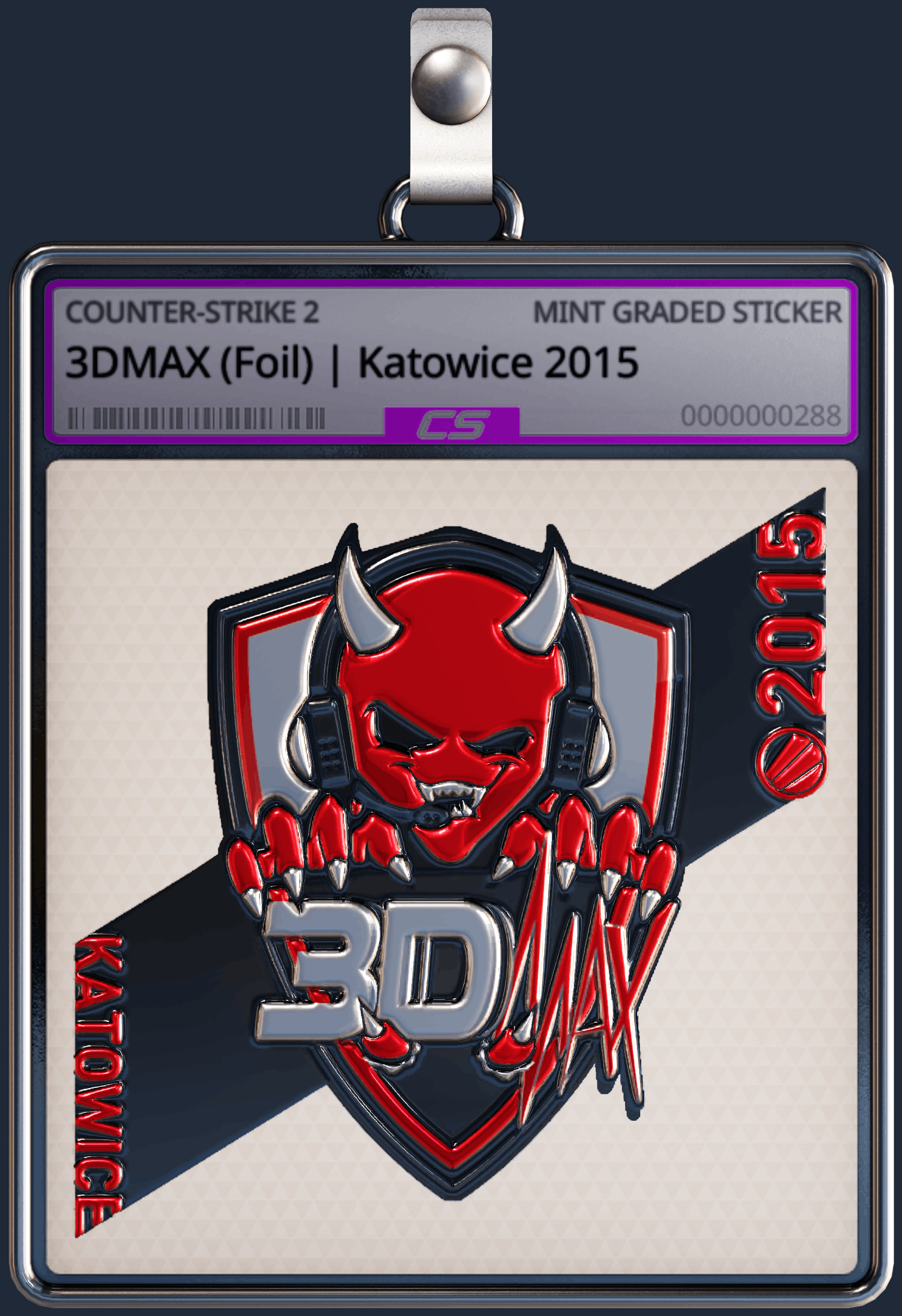 Sticker | 3DMAX (Foil) | Katowice 2015 Image