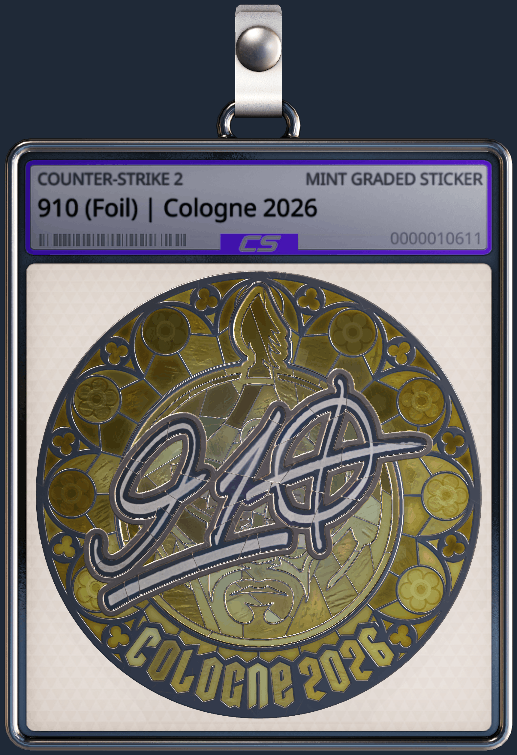 Sticker | 910 (Foil) | Cologne 2026 Image