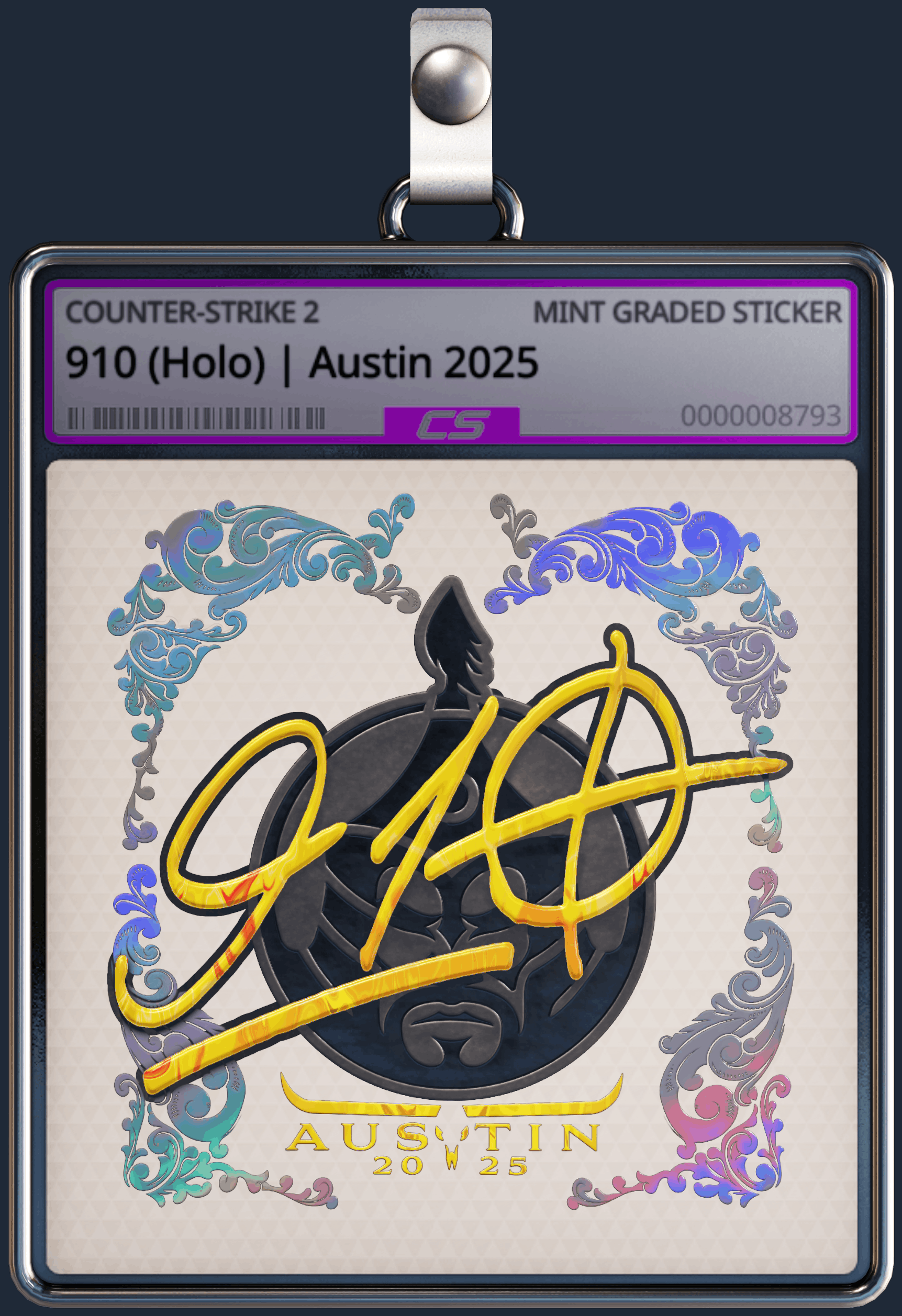 Sticker | 910 (Holo) | Austin 2025 Image