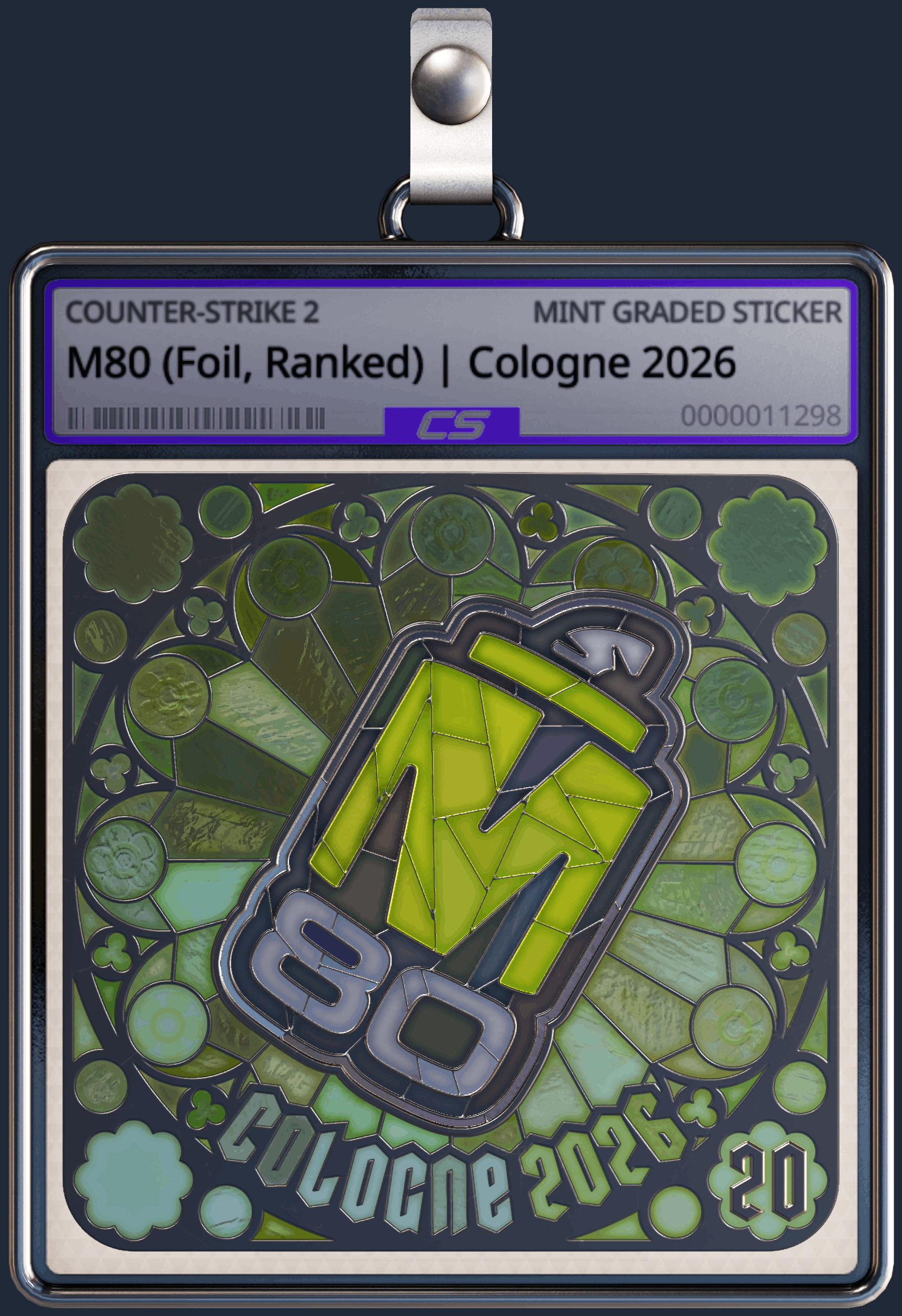 Sticker | M80 (Foil, Ranked) | Cologne 2026 Image