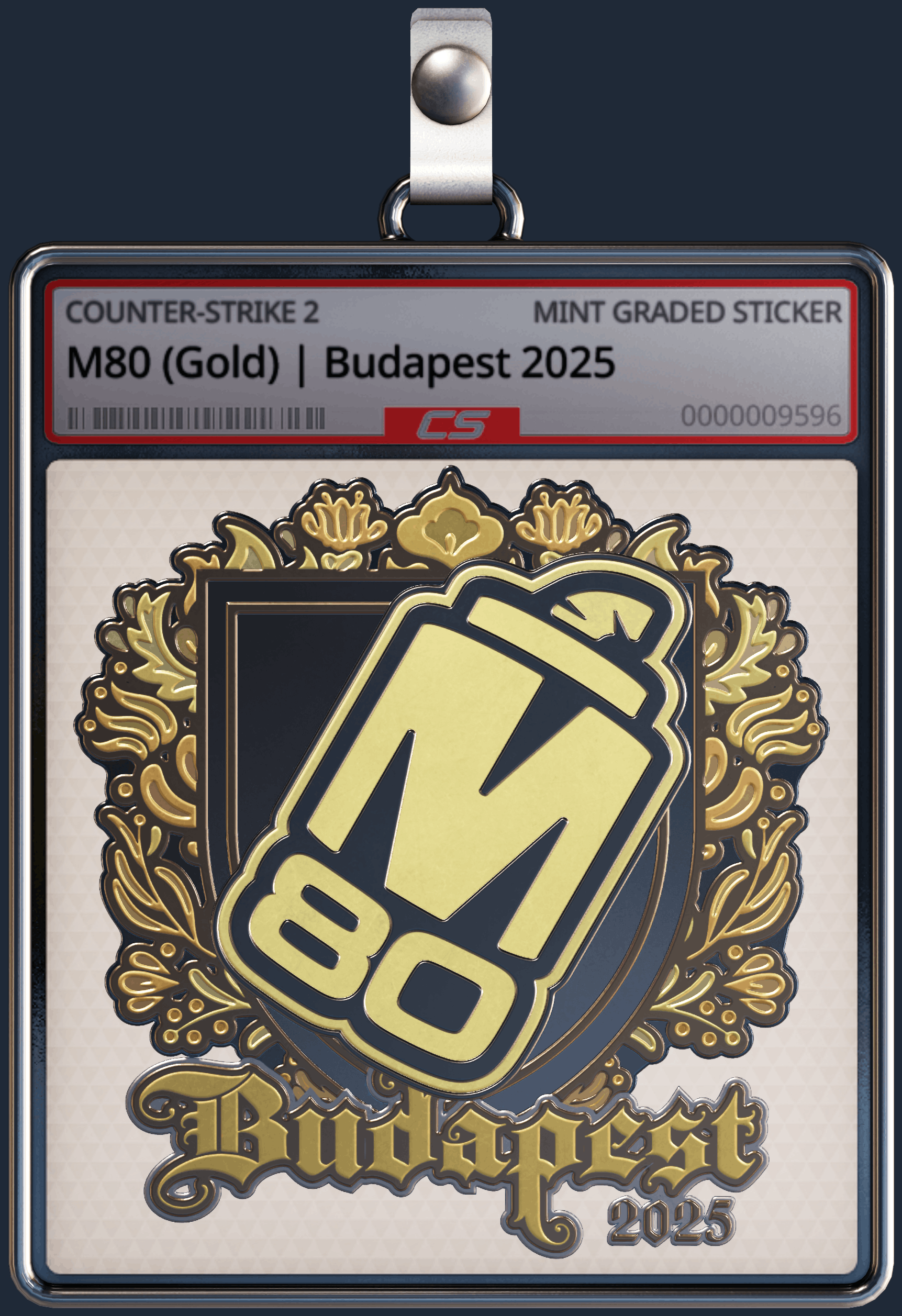 Sticker | M80 (Gold) | Budapest 2025 Image