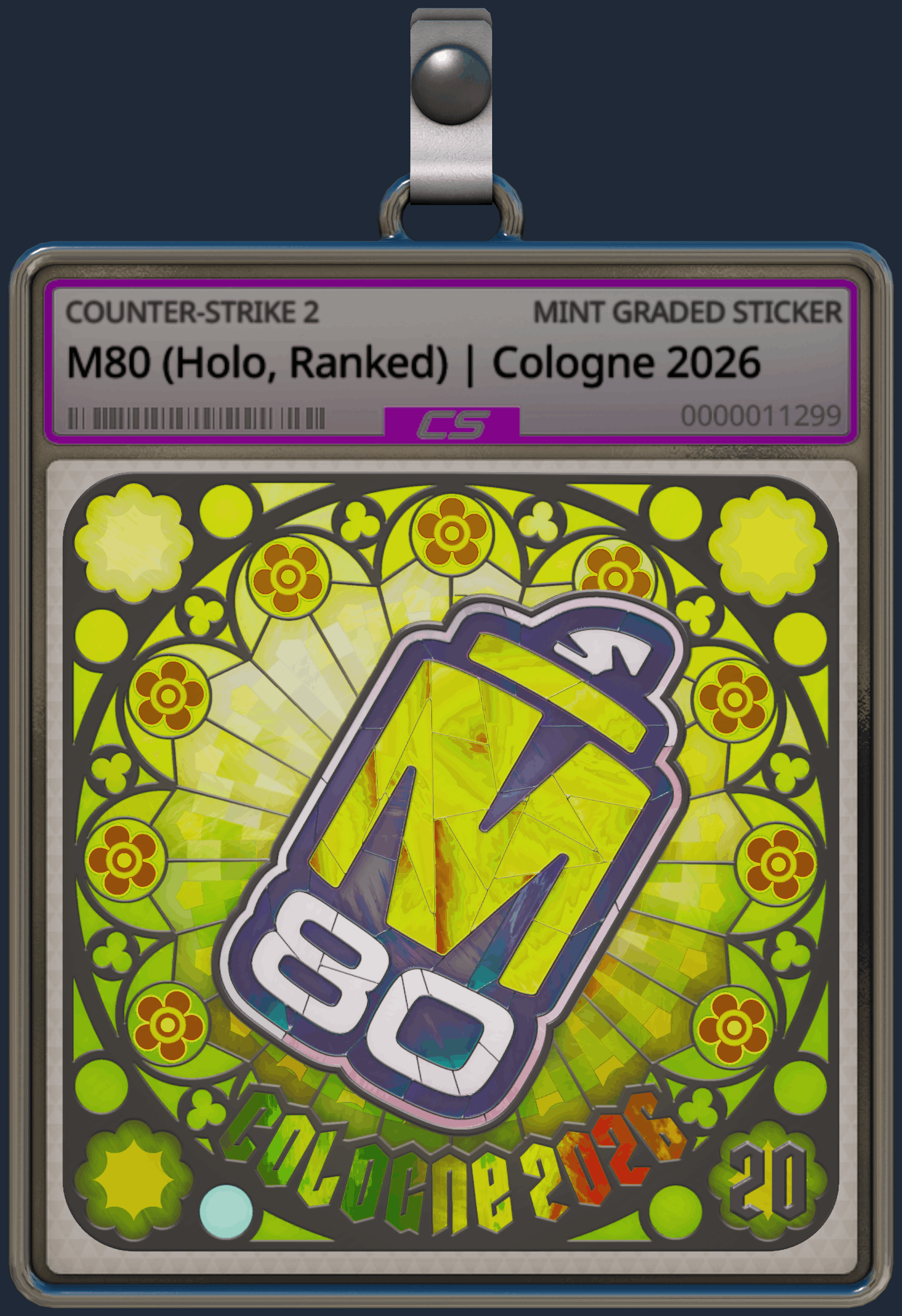 Sticker | M80 (Holo, Ranked) | Cologne 2026 Image
