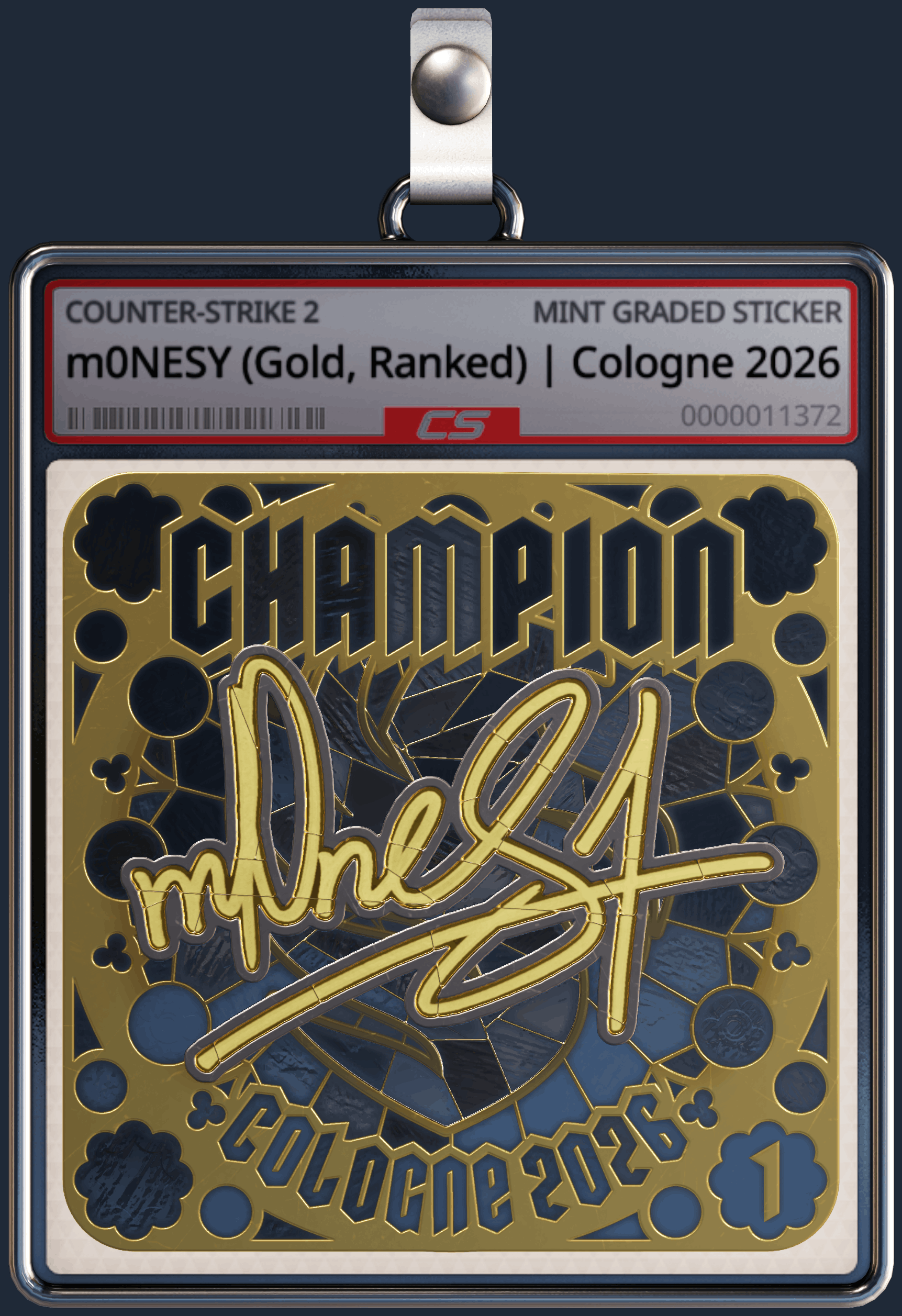 Sticker | m0NESY (Gold, Ranked) | Cologne 2026 Image