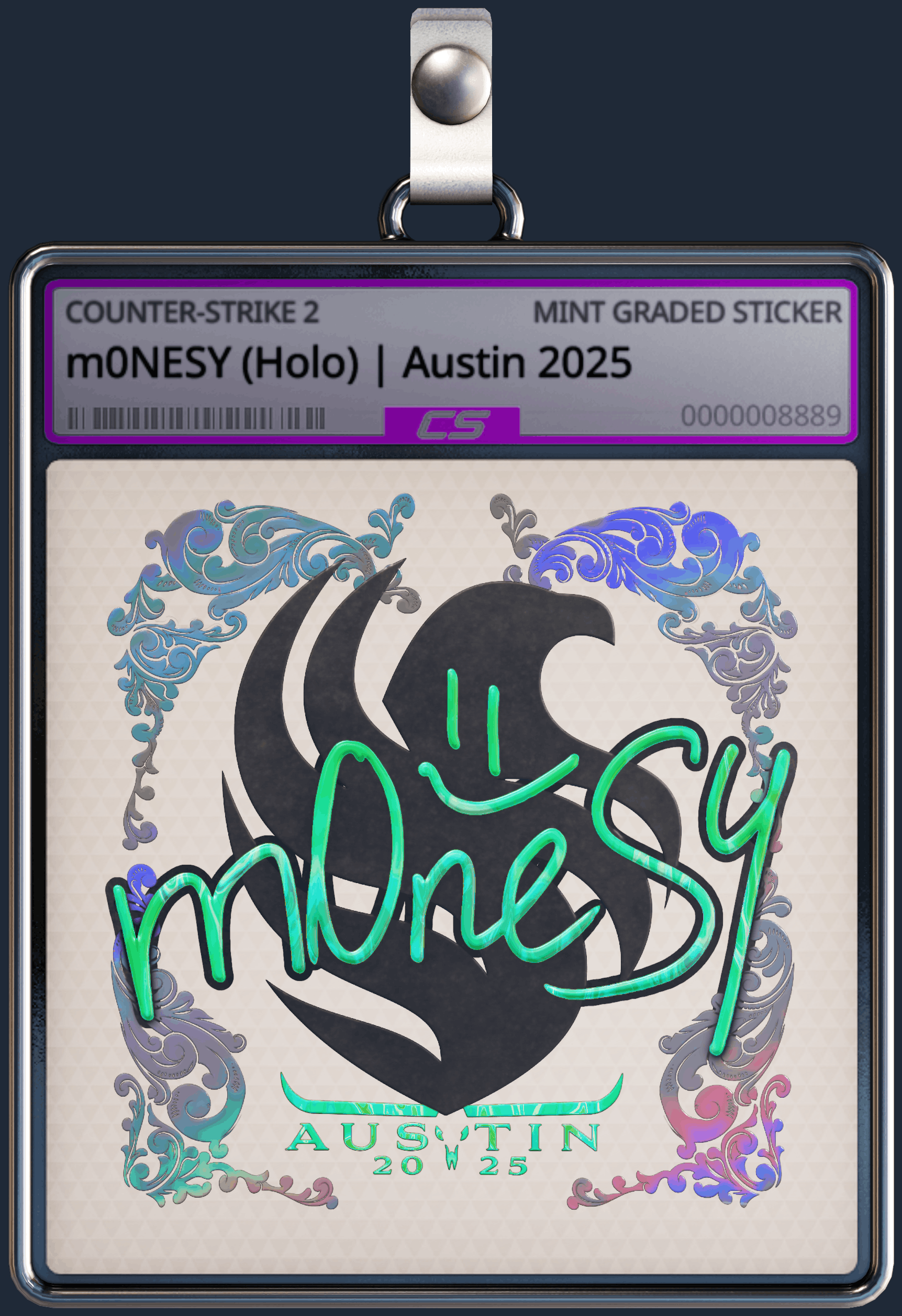 Sticker | m0NESY (Holo) | Austin 2025 Image