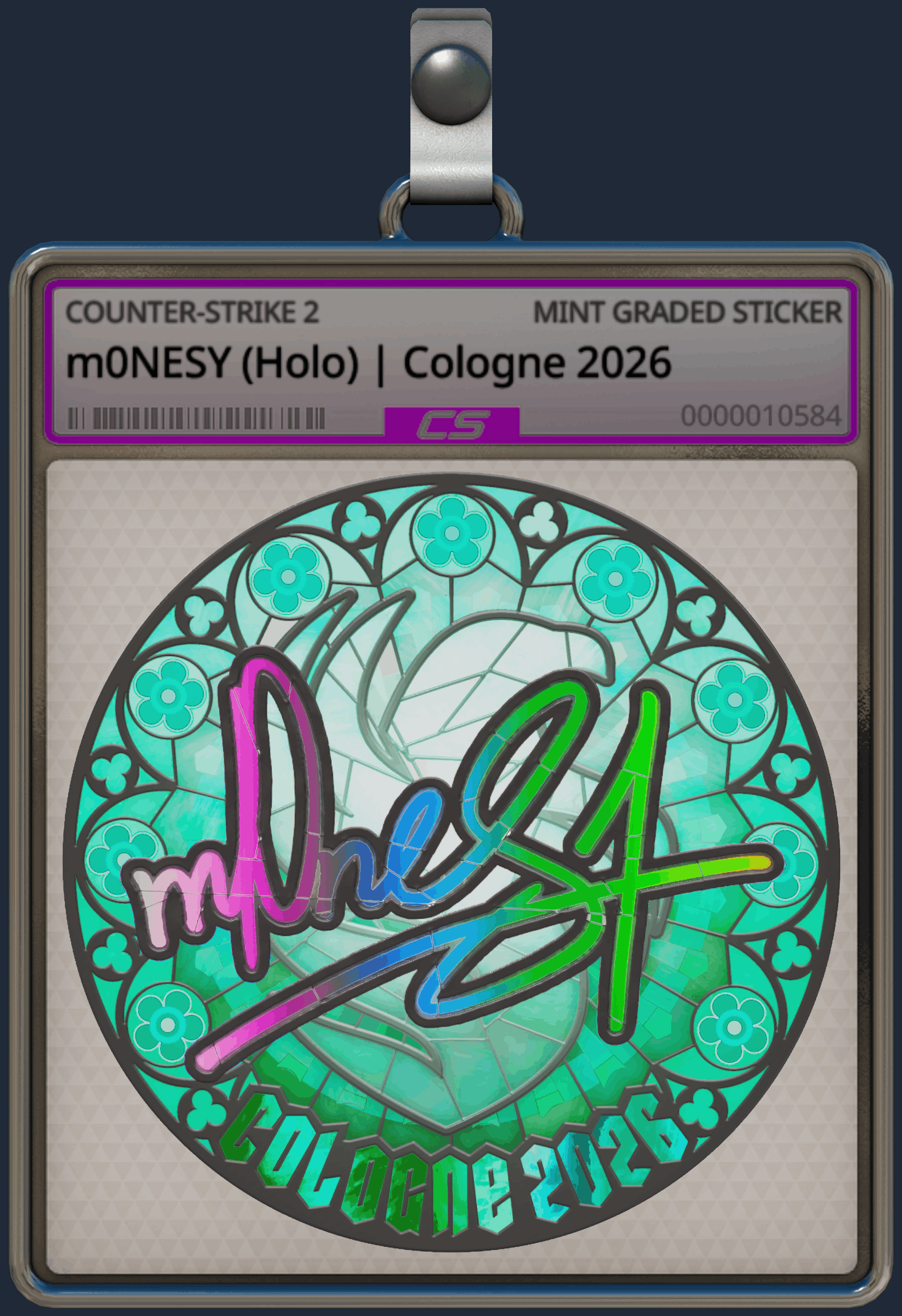 Sticker | m0NESY (Holo) | Cologne 2026 Image