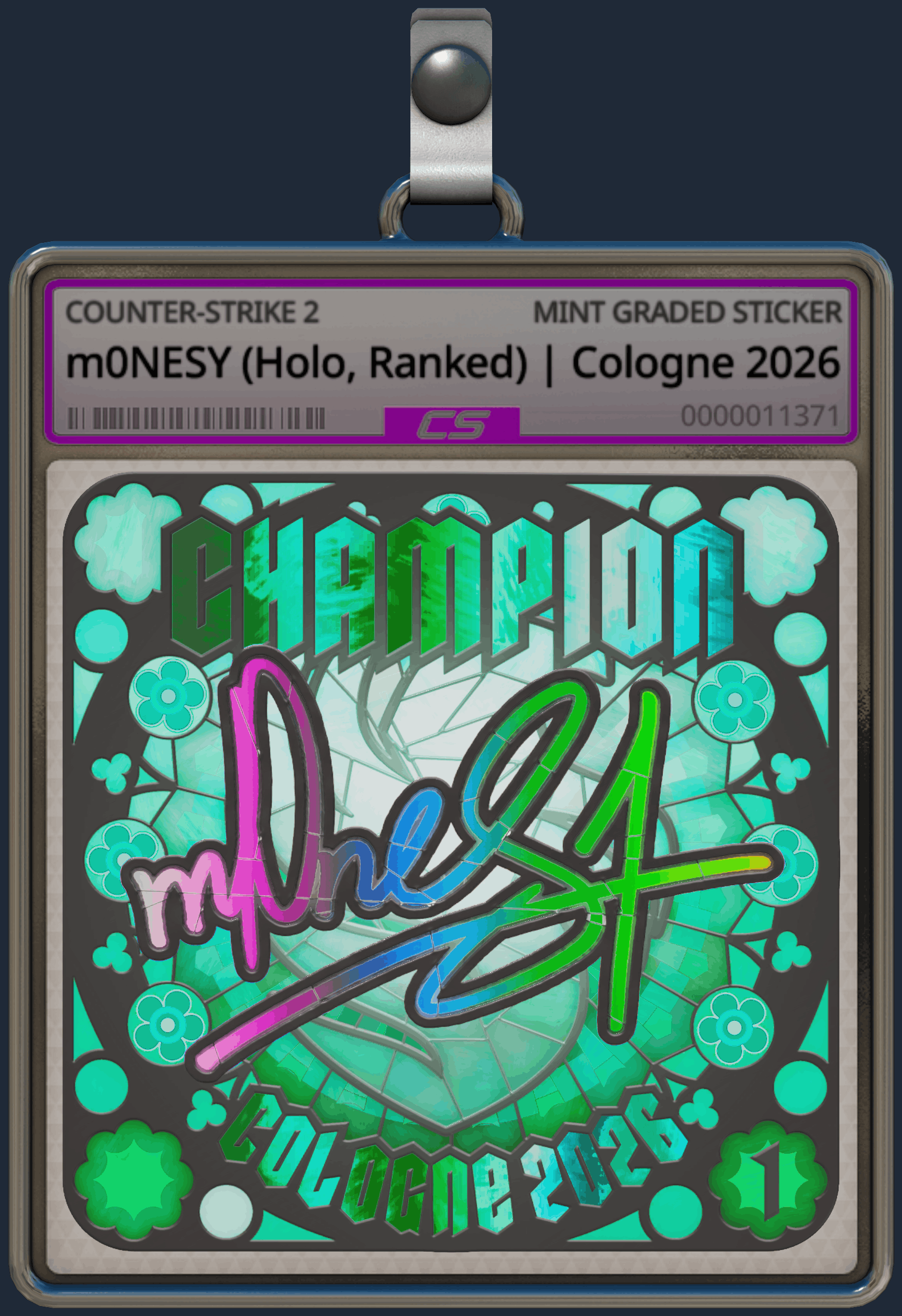 Sticker | m0NESY (Holo, Ranked) | Cologne 2026 Image