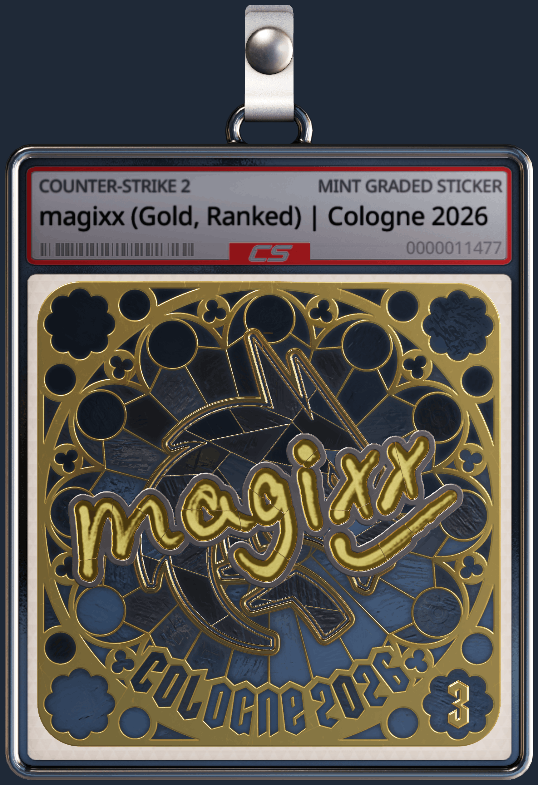 Sticker | magixx (Gold, Ranked) | Cologne 2026 Image