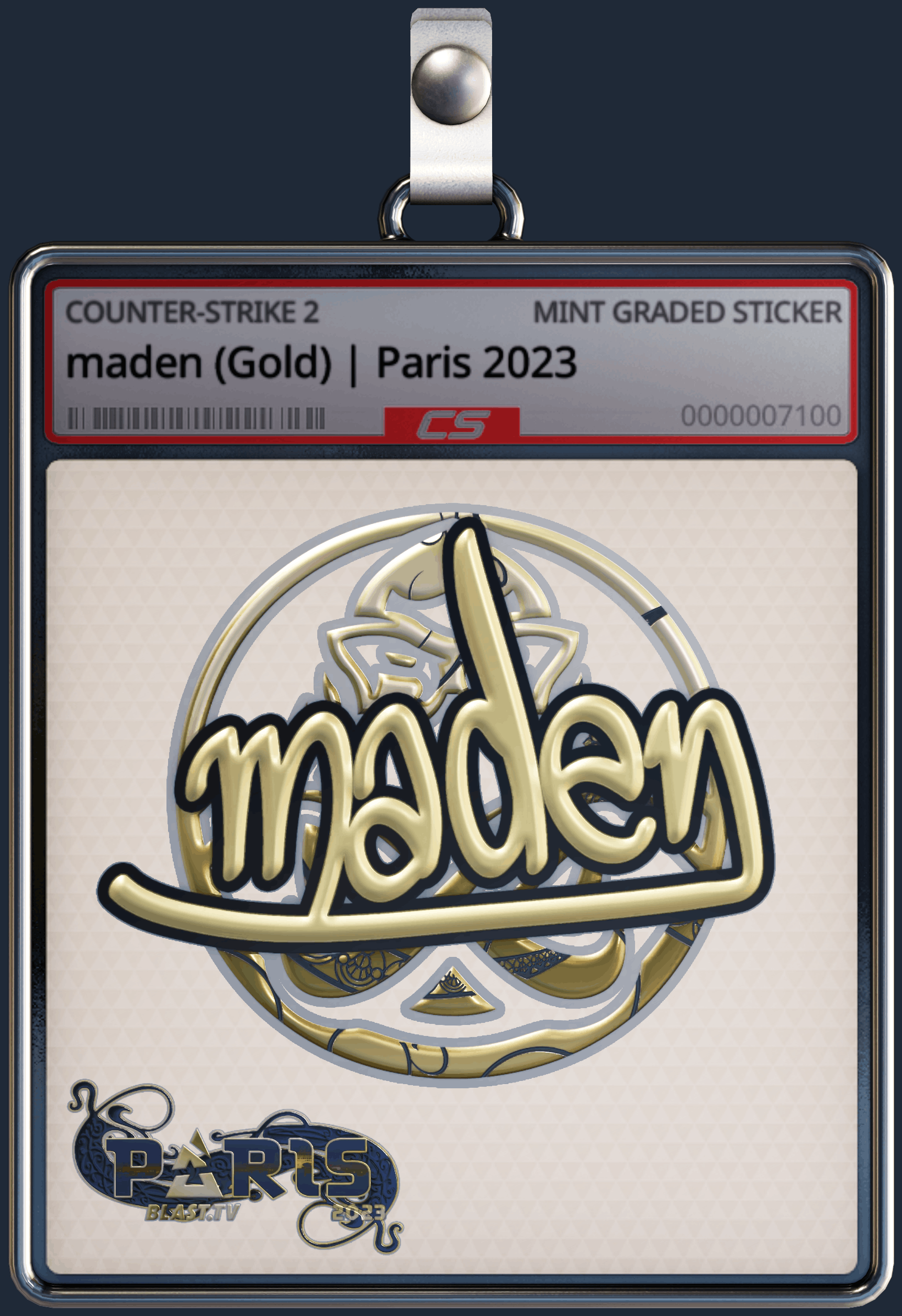Sticker | maden (Gold) | Paris 2023 Image