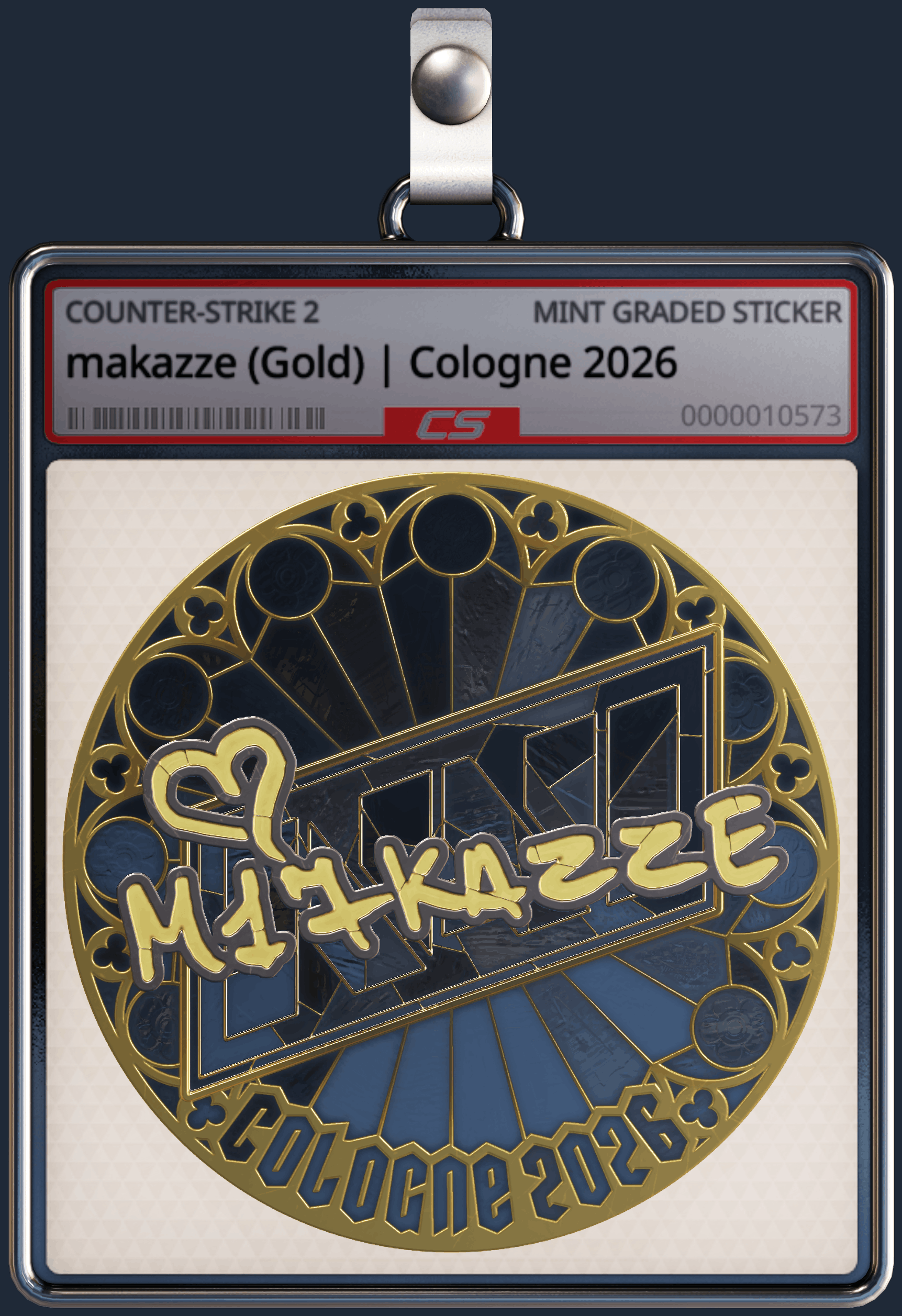 Sticker | makazze (Gold) | Cologne 2026 Image