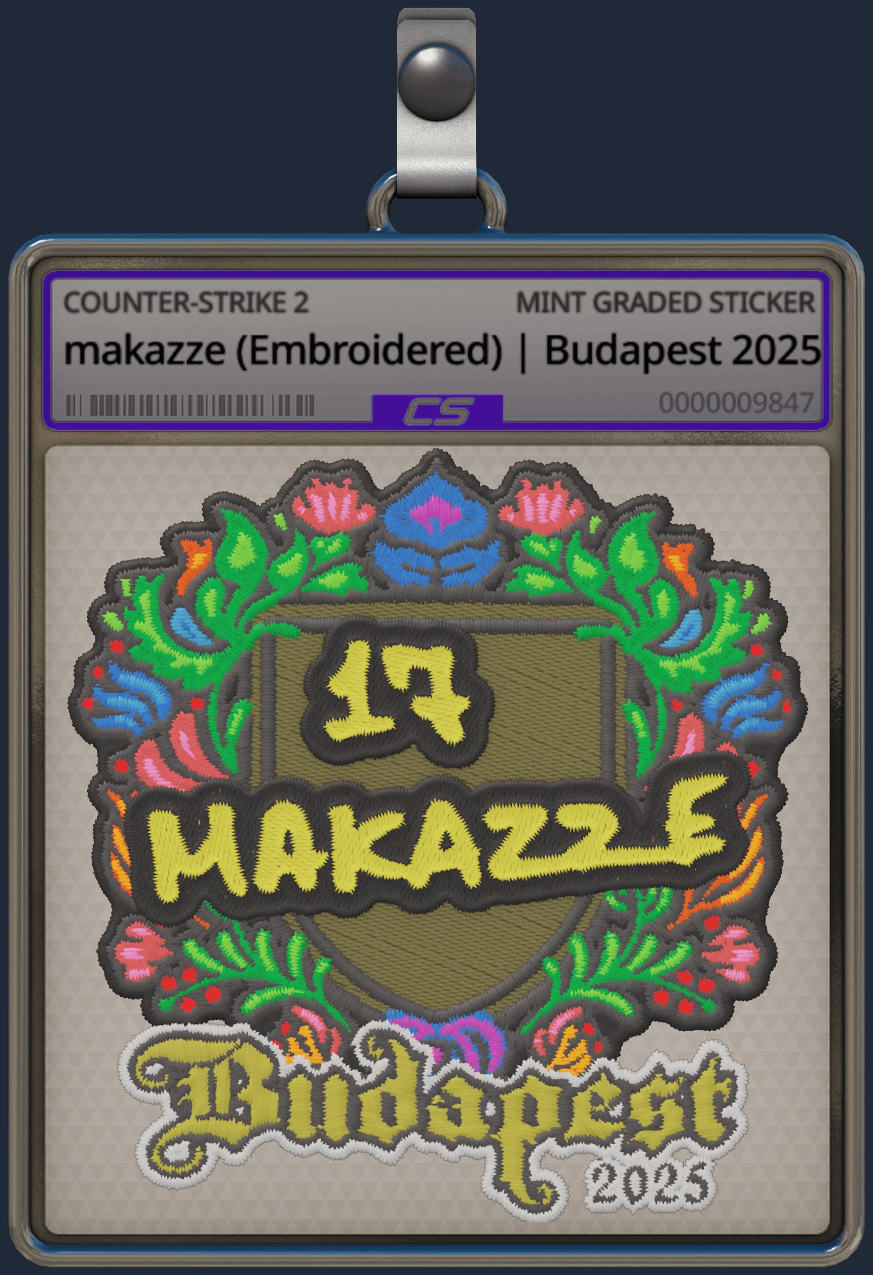 Sticker | makazze (Embroidered) | Budapest 2025 Image