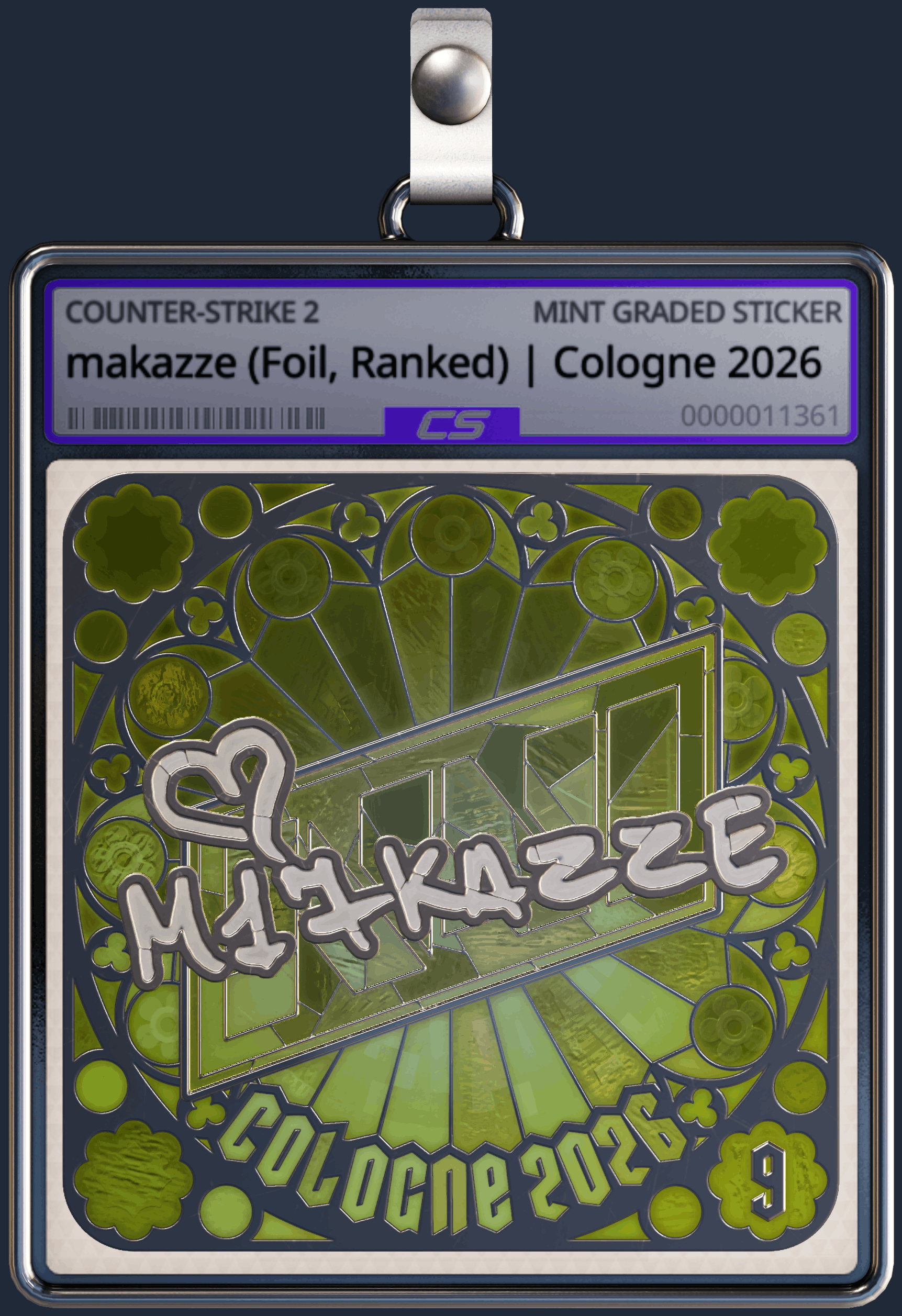Sticker | makazze (Foil, Ranked) | Cologne 2026 Image