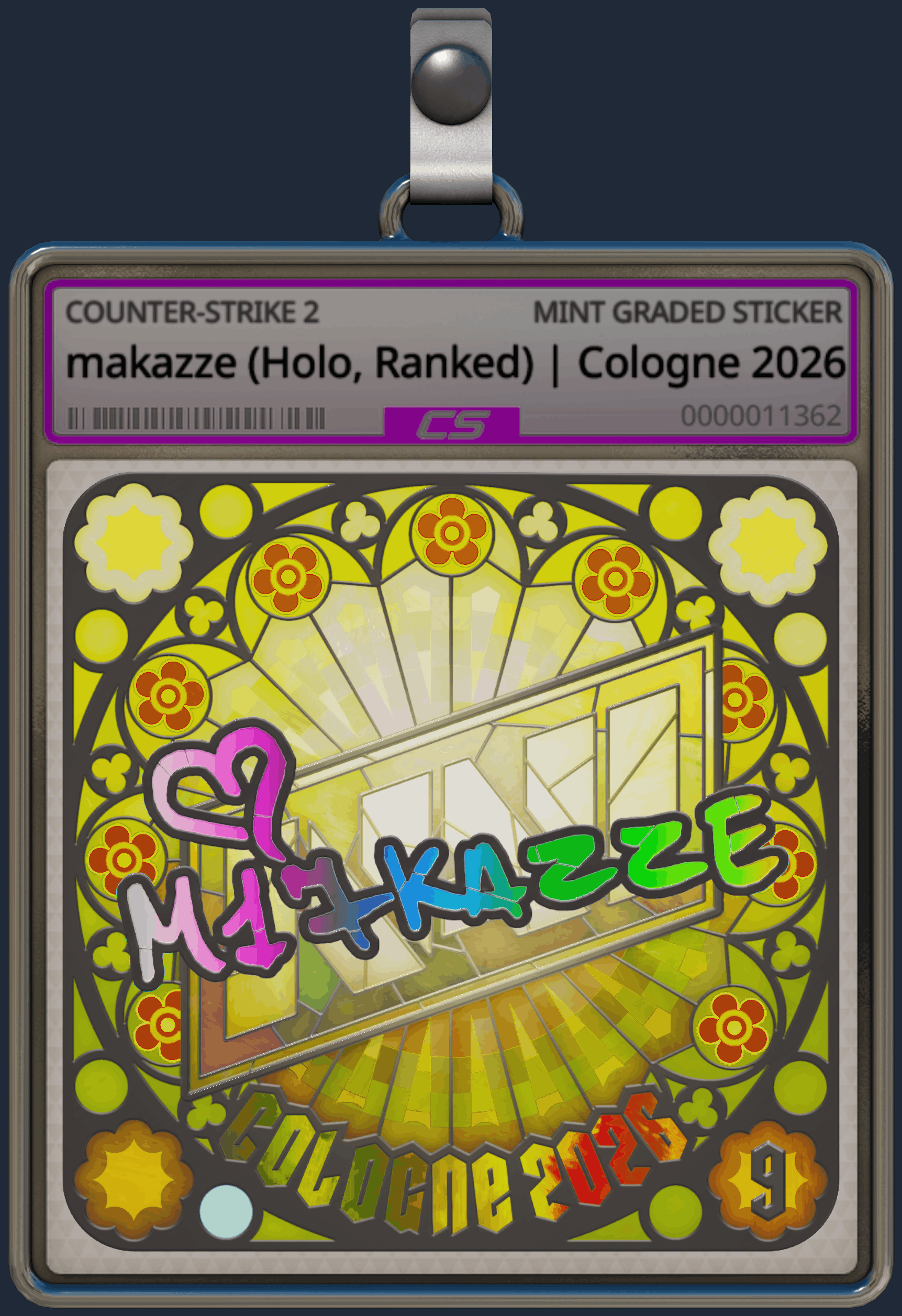 Sticker | makazze (Holo, Ranked) | Cologne 2026 Image