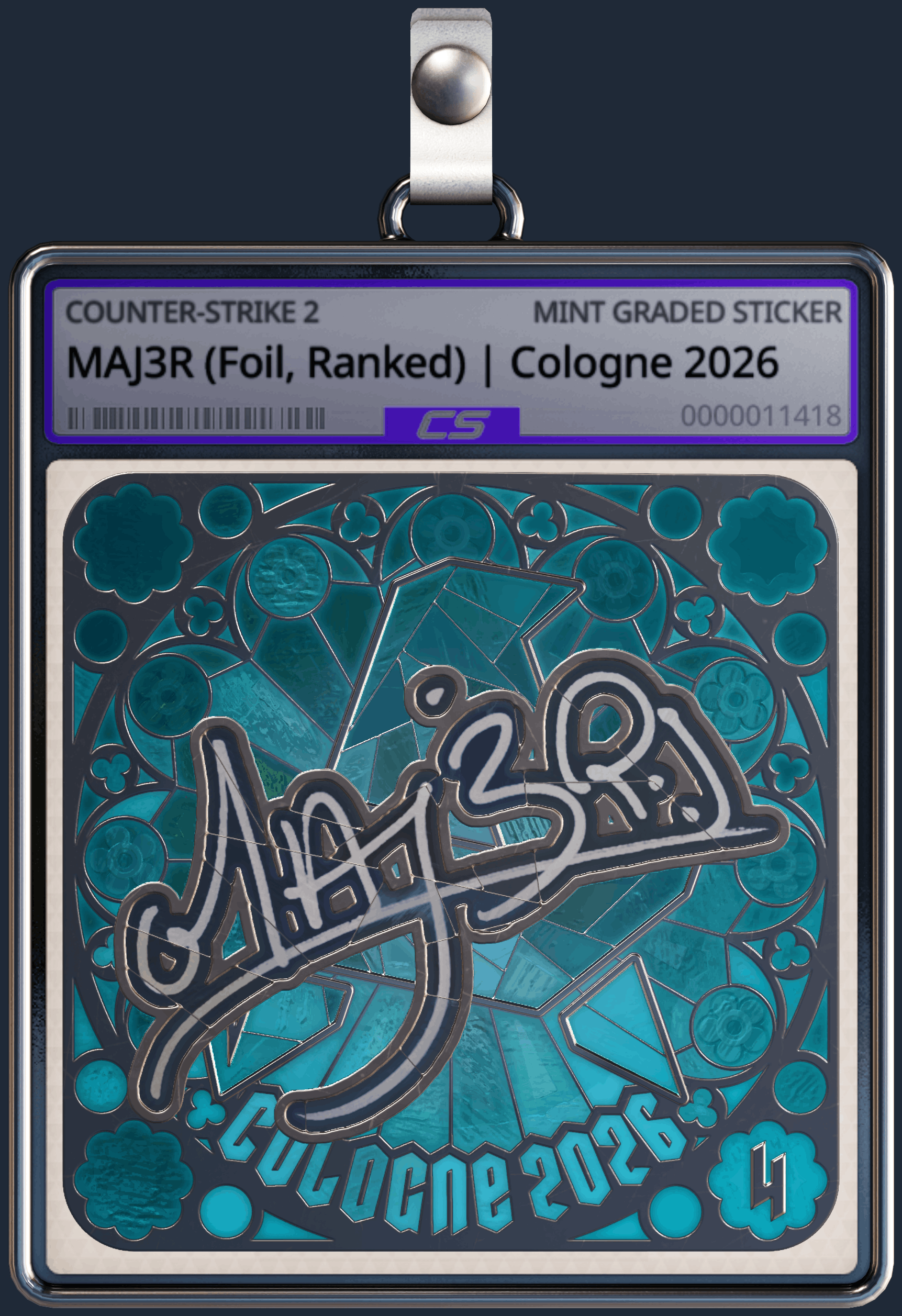 Sticker | MAJ3R (Foil, Ranked) | Cologne 2026 Image