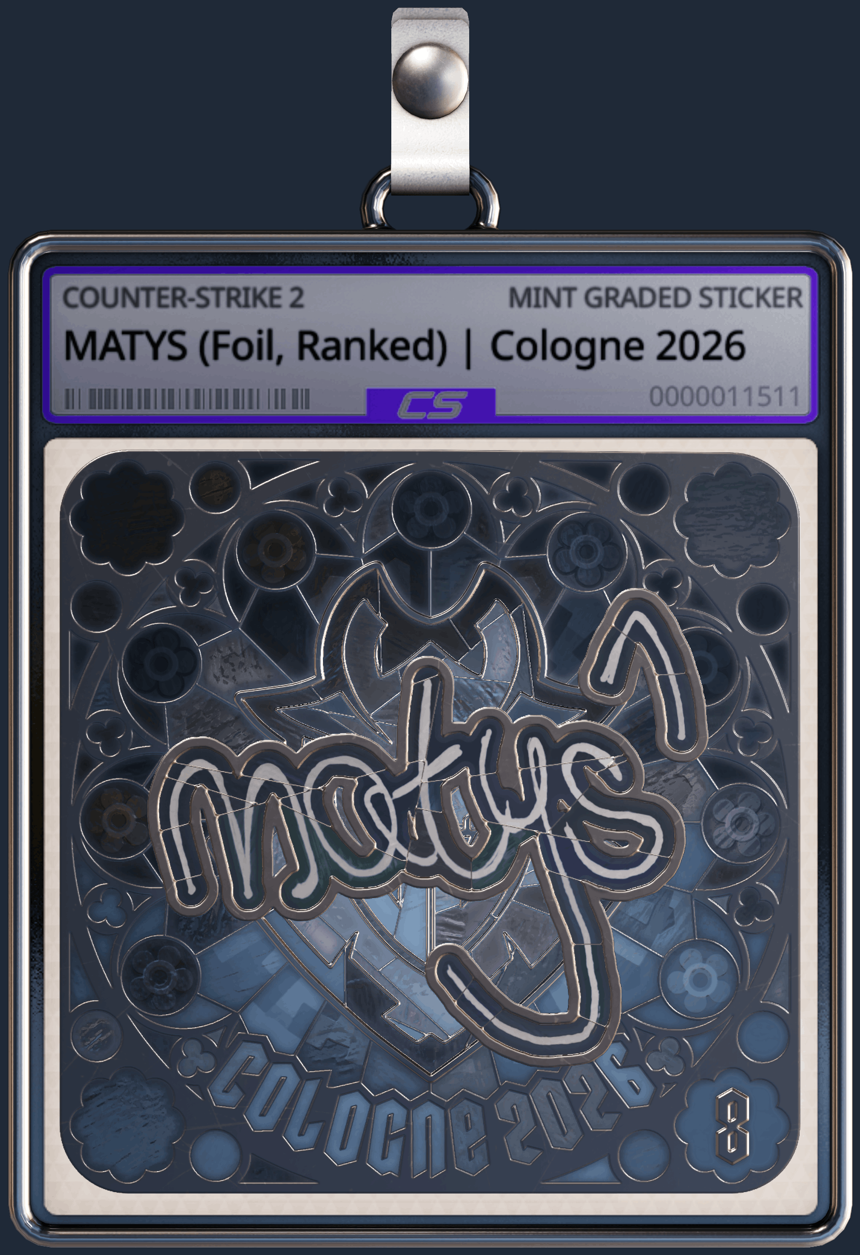 Sticker | MATYS (Foil, Ranked) | Cologne 2026 Image