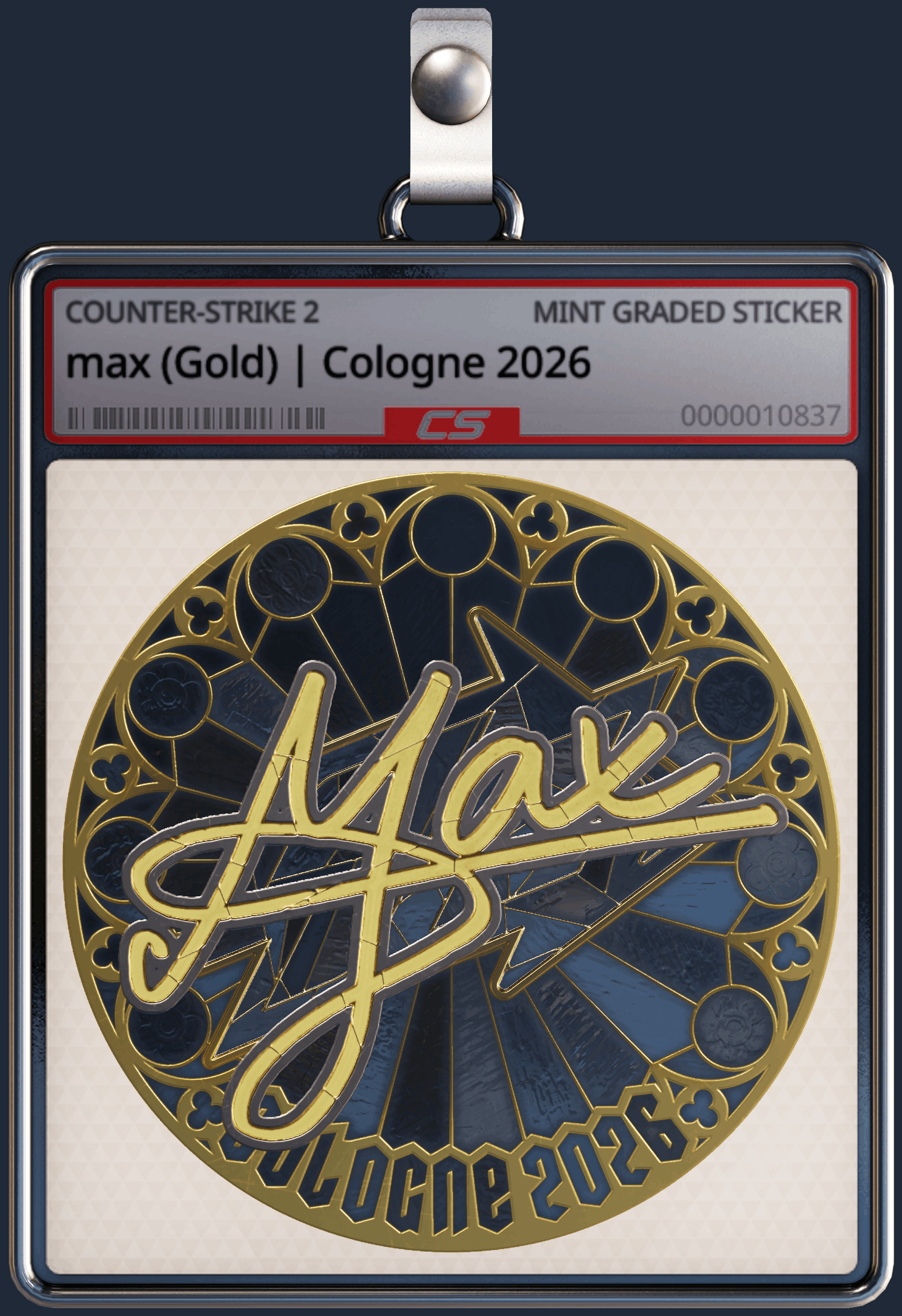 Sticker | max (Gold) | Cologne 2026 Image