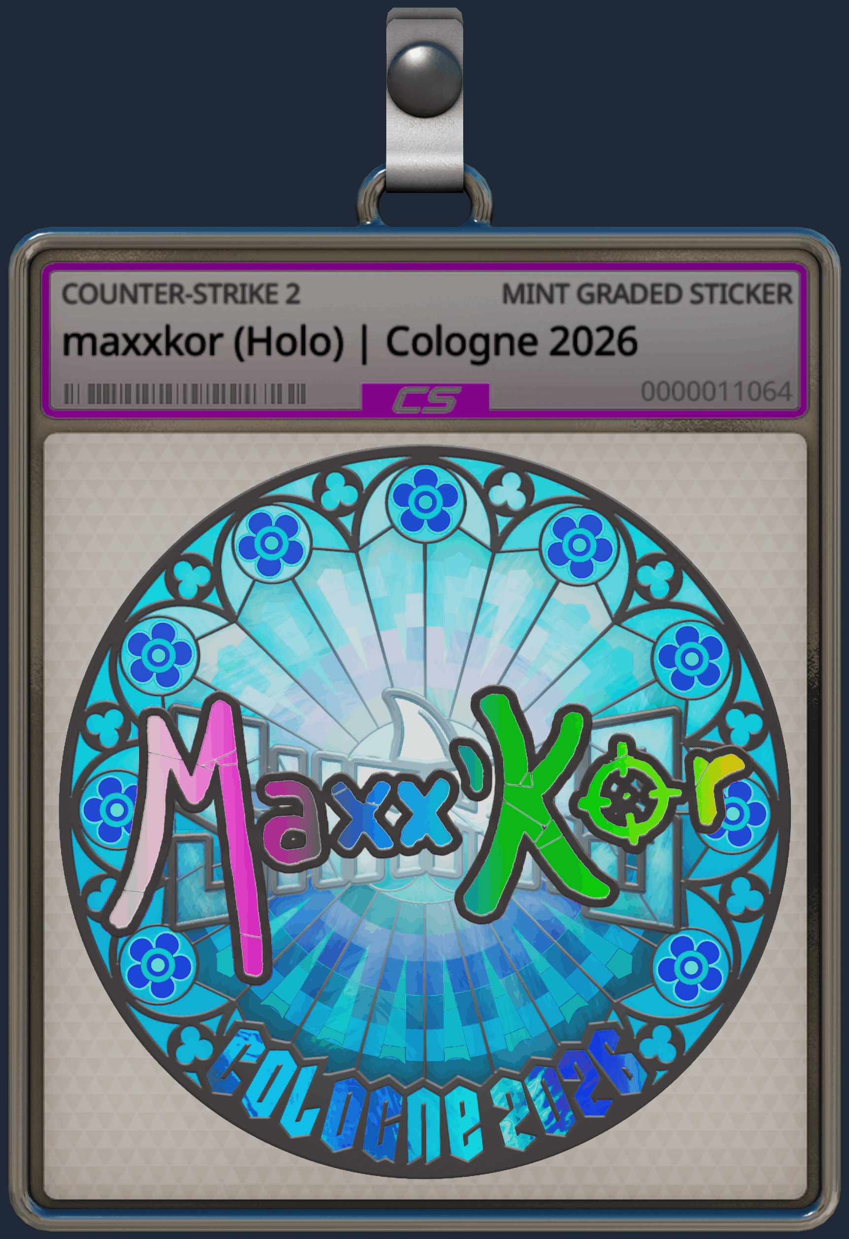 Sticker | maxxkor (Holo) | Cologne 2026 Image