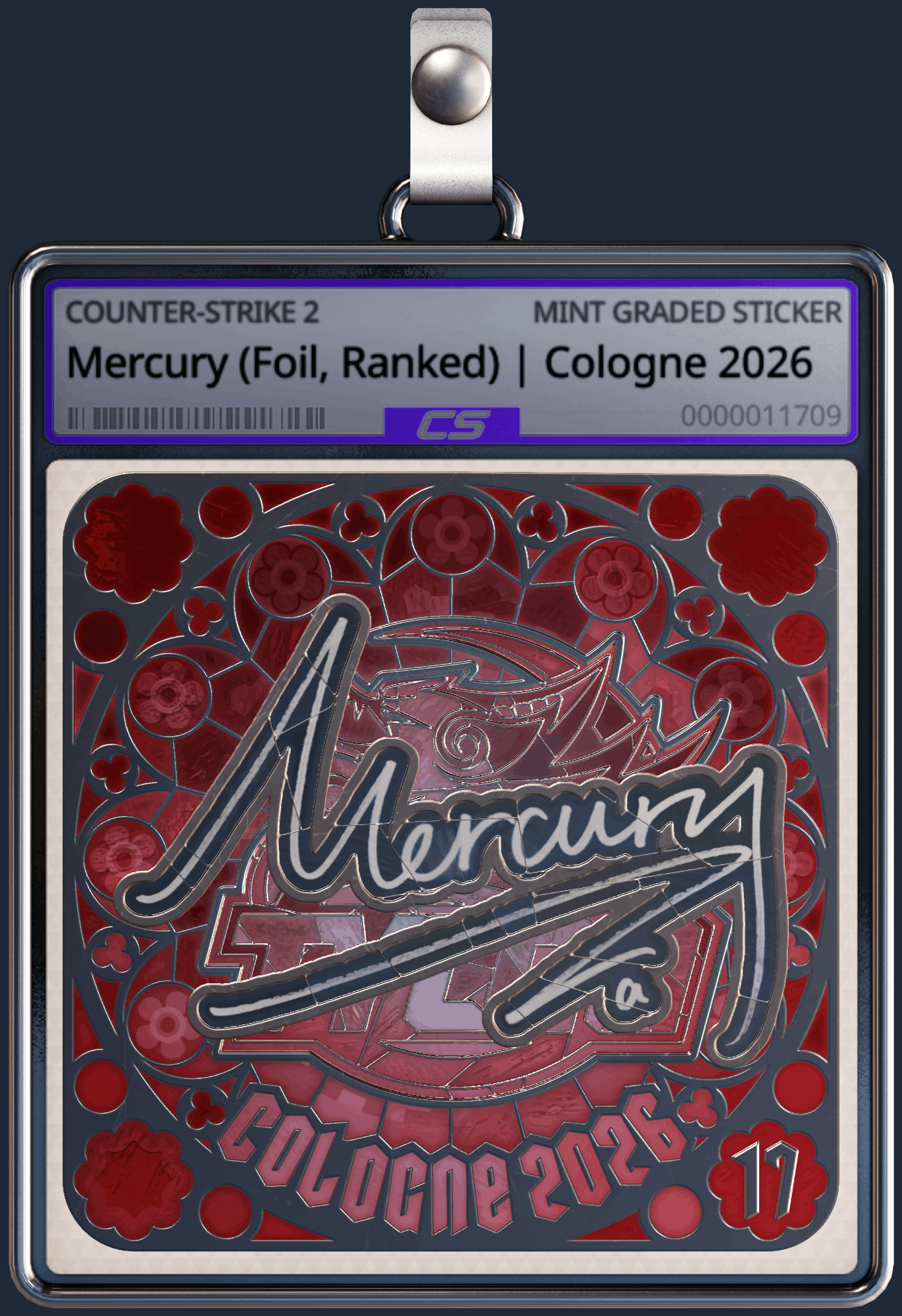 Sticker | Mercury (Foil, Ranked) | Cologne 2026 Image