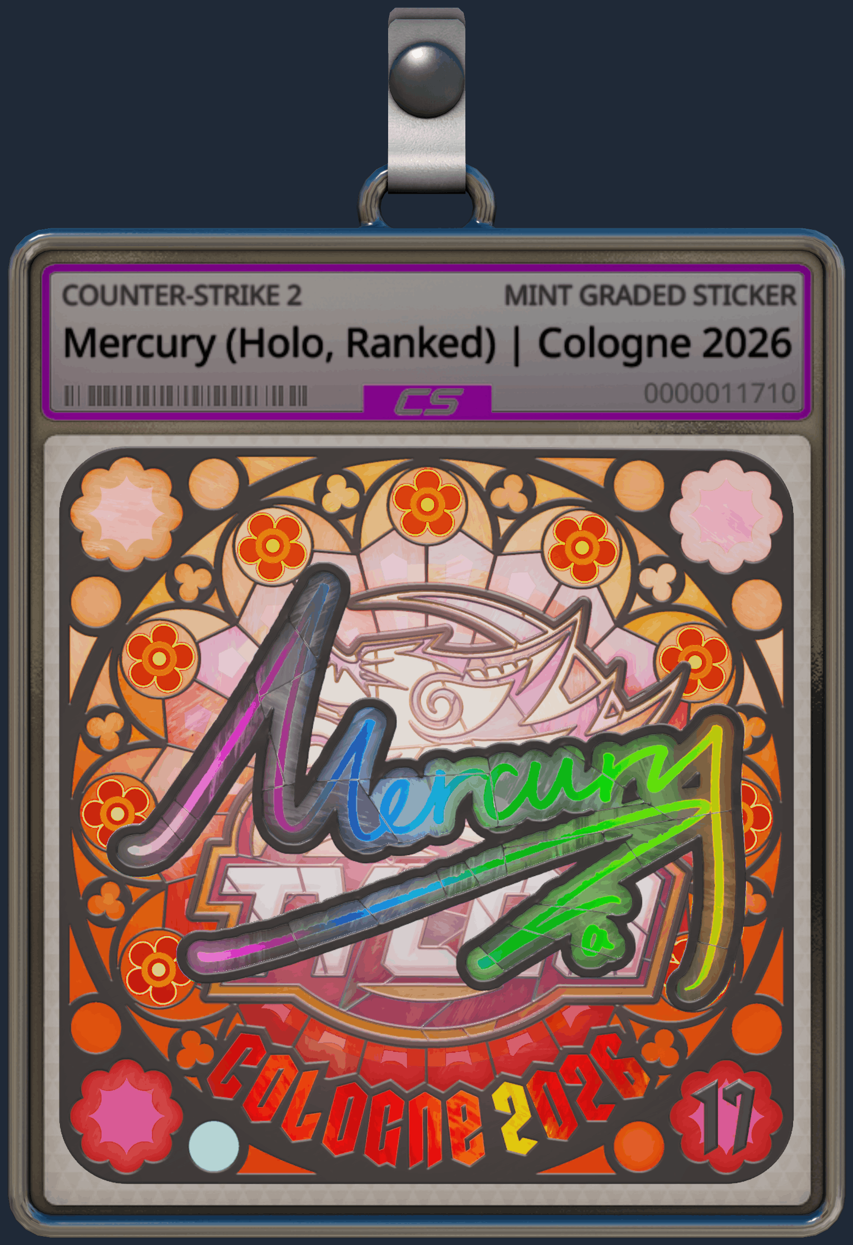 Sticker | Mercury (Holo, Ranked) | Cologne 2026 Image
