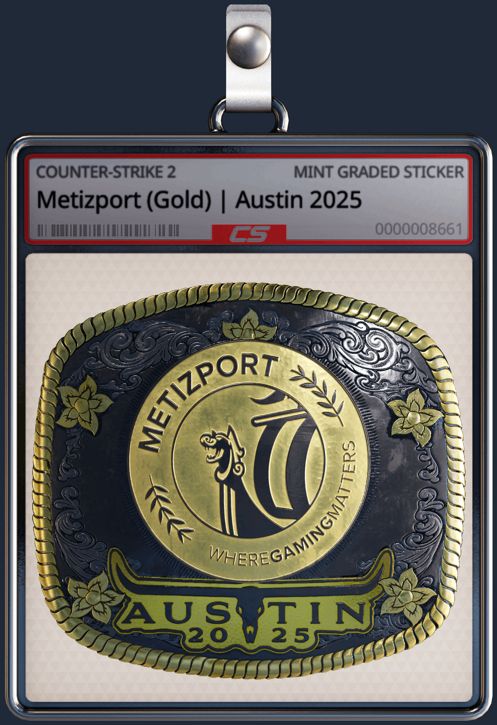 Sticker | Metizport (Gold) | Austin 2025 Image