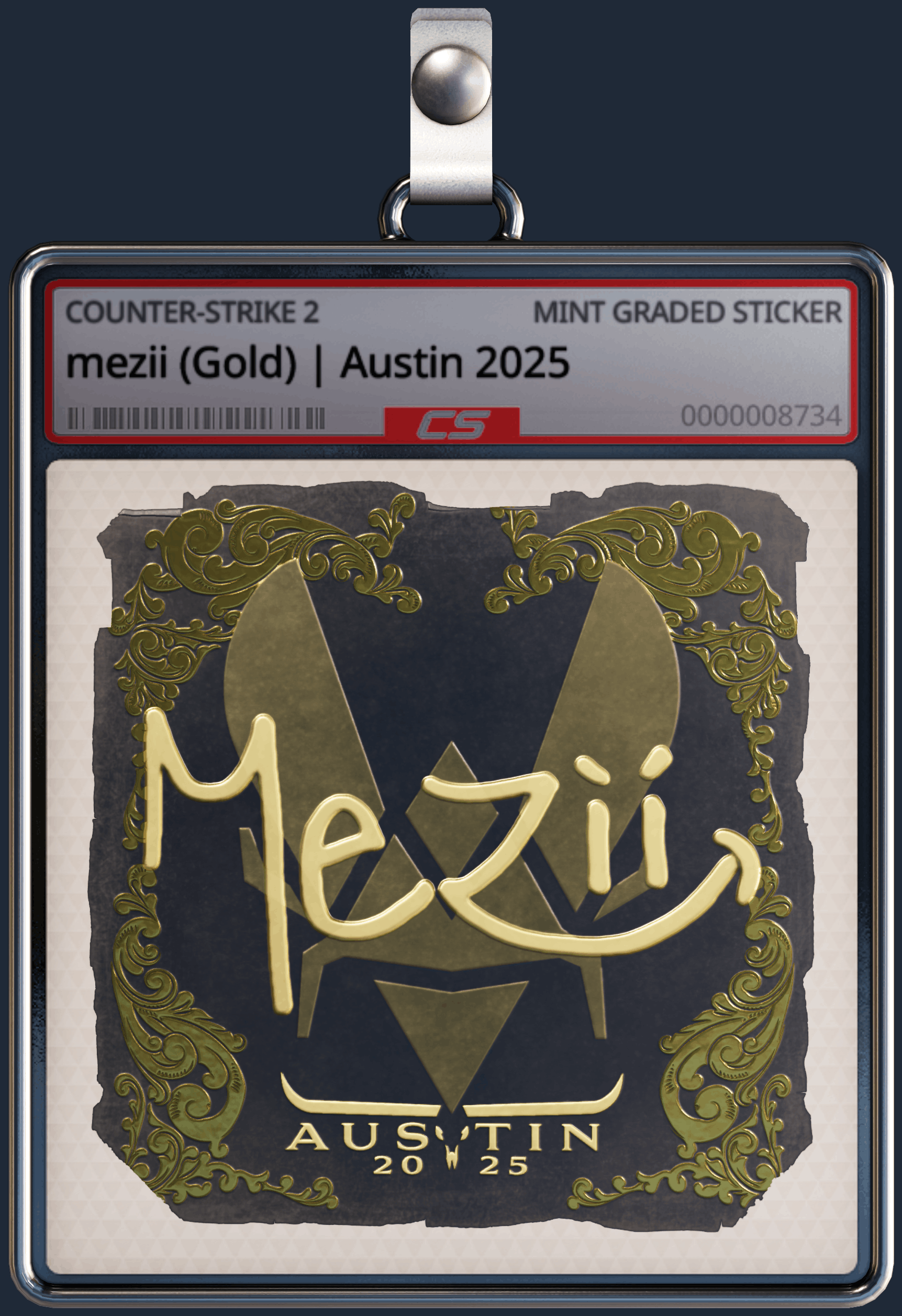 Sticker | mezii (Gold) | Austin 2025 Image