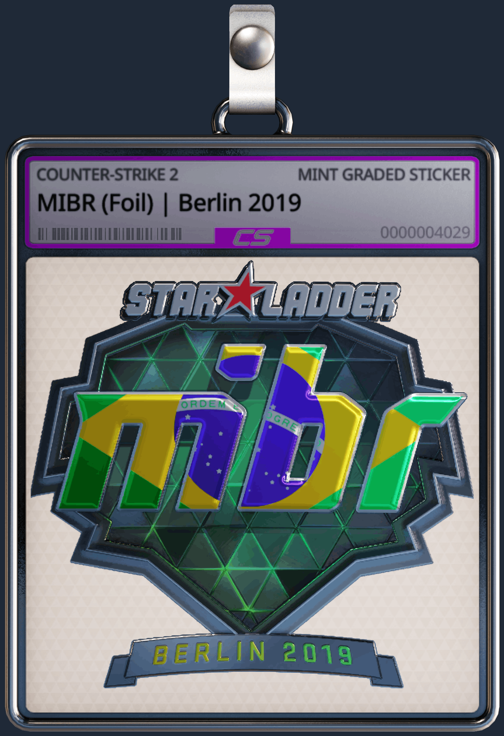 Sticker | MIBR (Foil) | Berlin 2019 Image