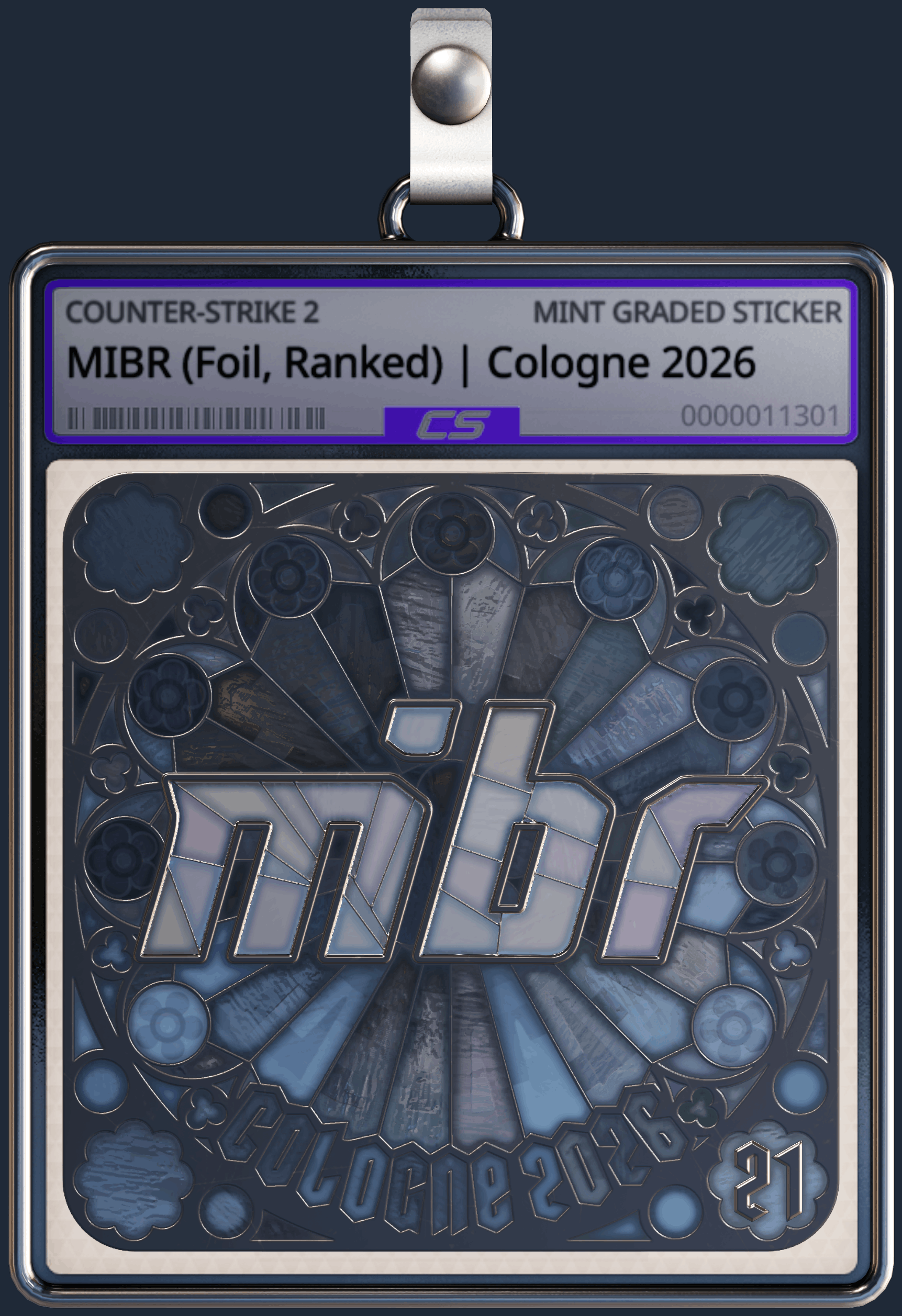 Sticker | MIBR (Foil, Ranked) | Cologne 2026 Image