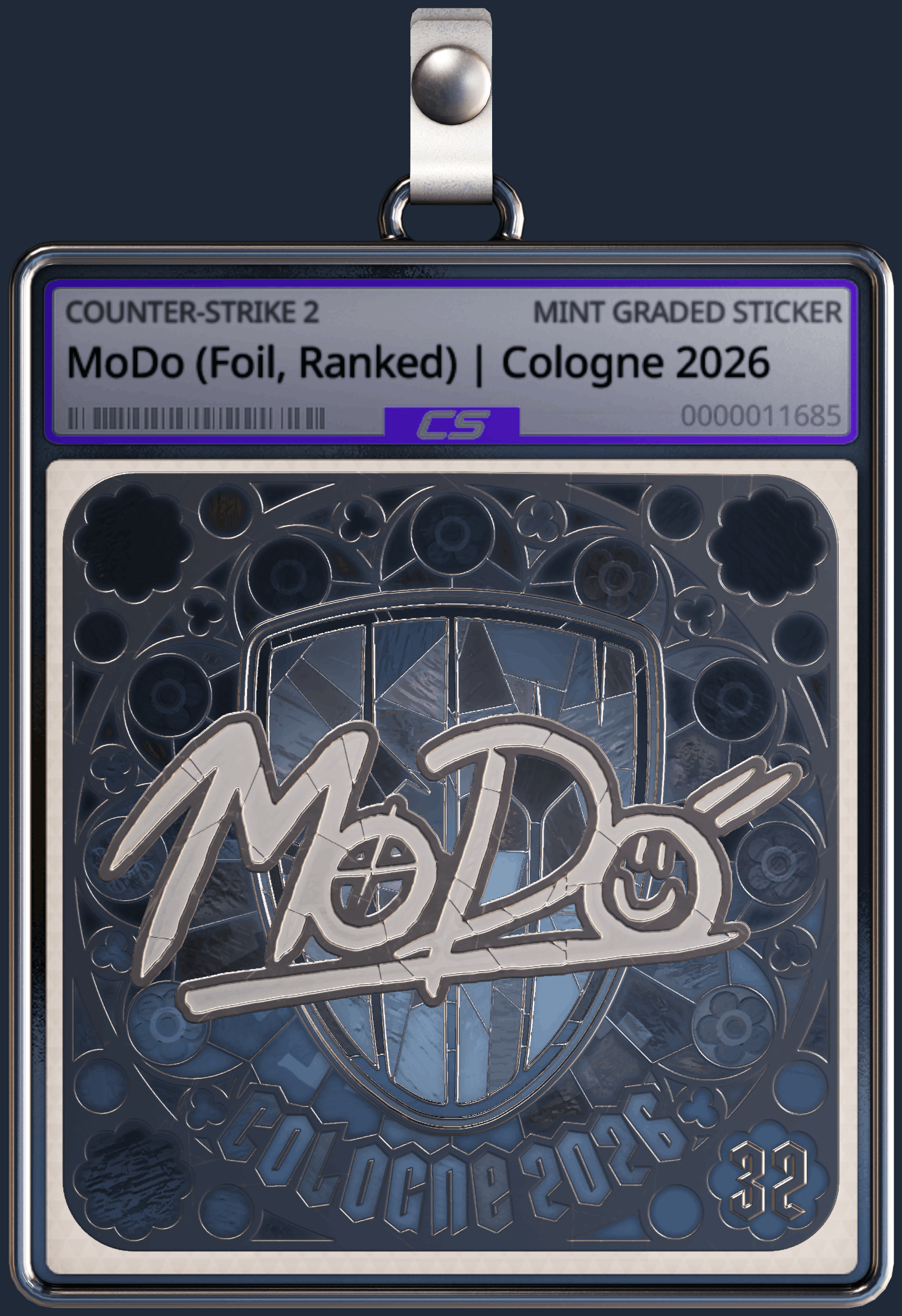 Sticker | MoDo (Foil, Ranked) | Cologne 2026 Image