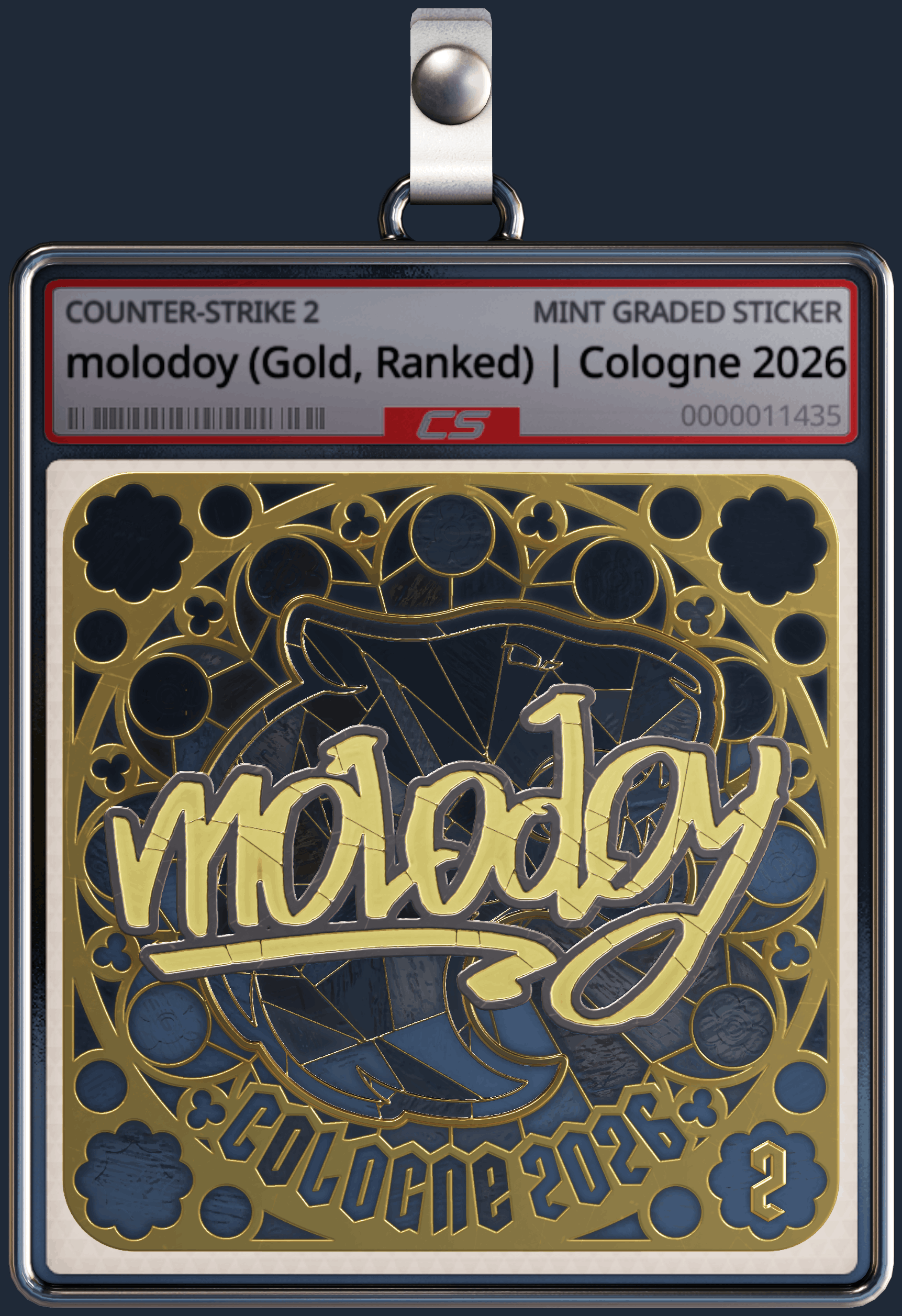 Sticker | molodoy (Gold, Ranked) | Cologne 2026 Image