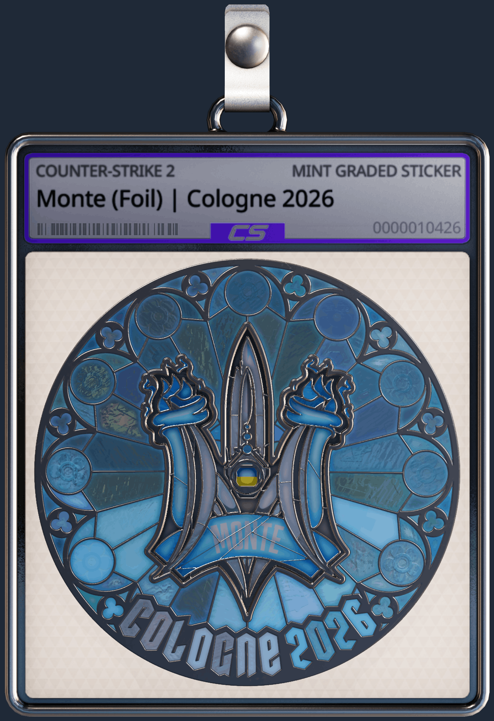 Sticker | Monte (Foil) | Cologne 2026 Image