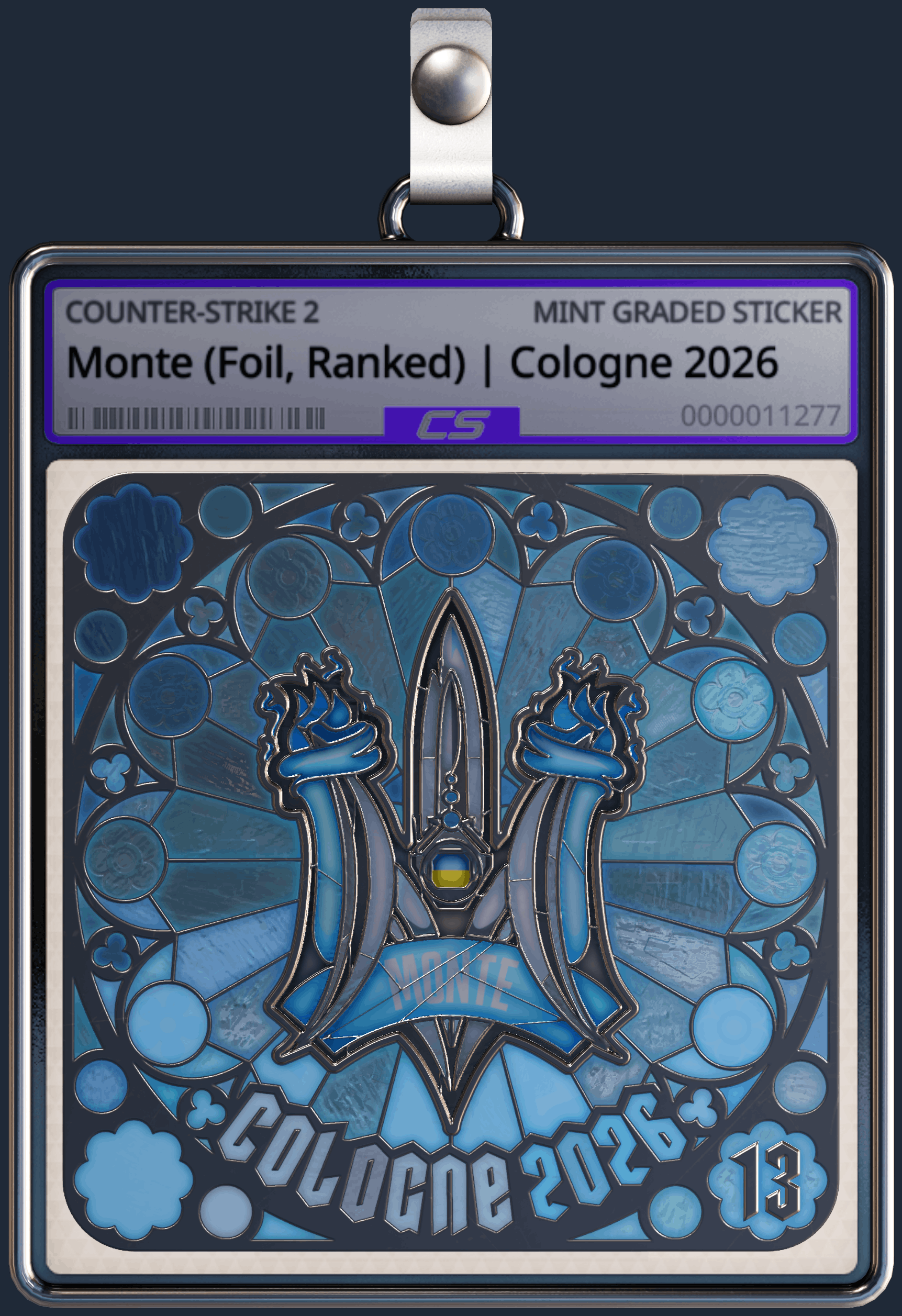 Sticker | Monte (Foil, Ranked) | Cologne 2026 Image