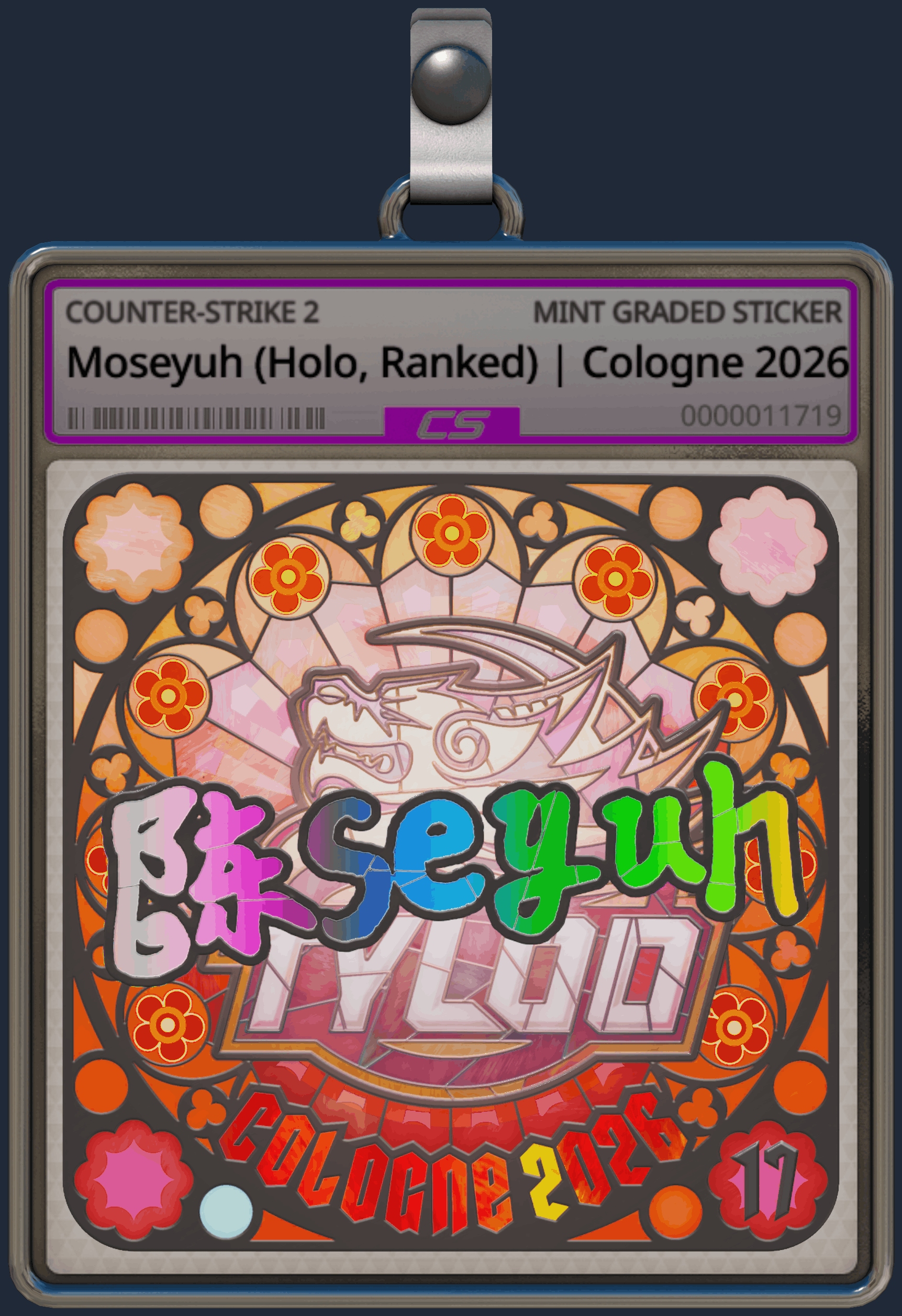 Sticker | Moseyuh (Holo, Ranked) | Cologne 2026 Image
