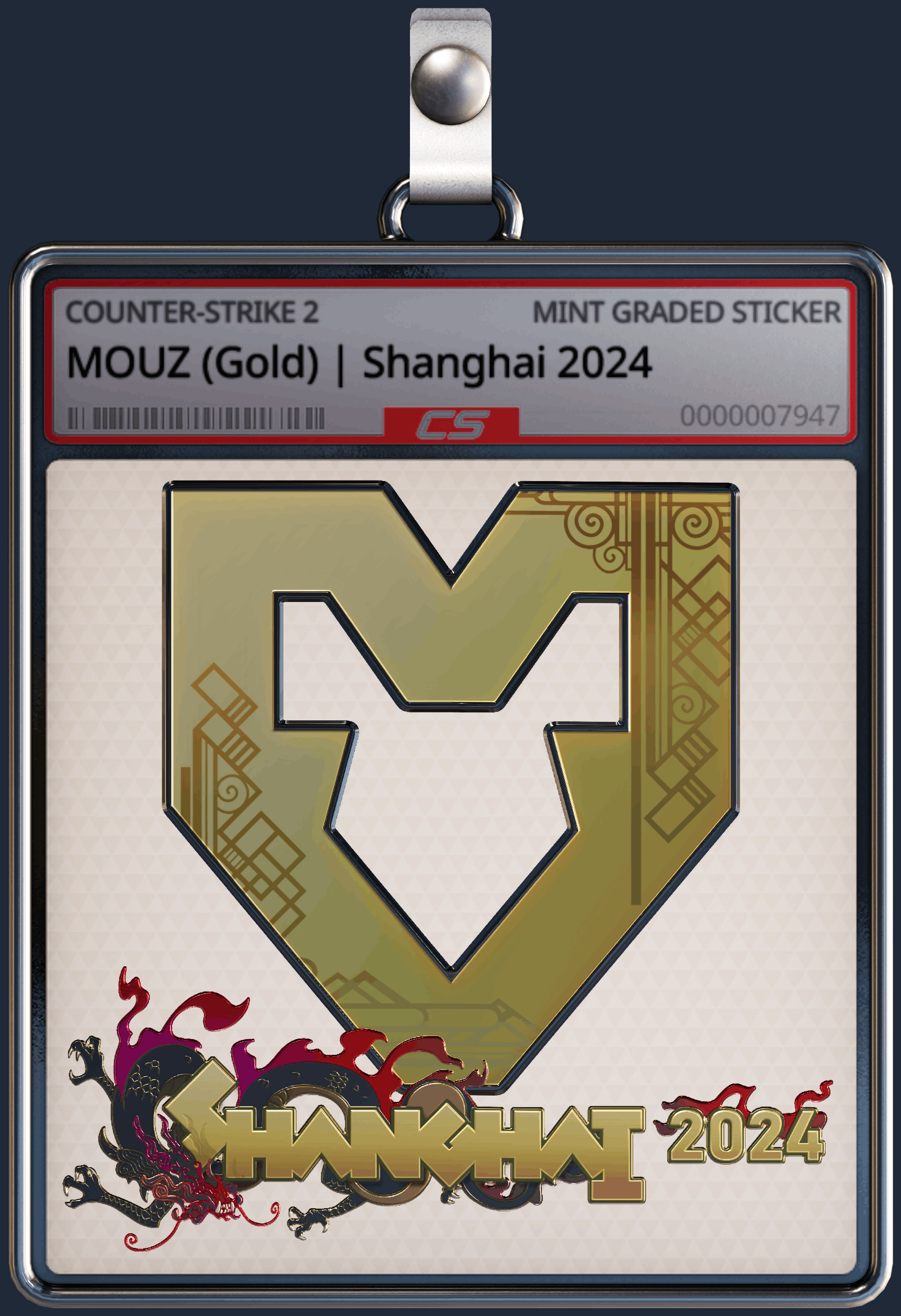 Sticker | MOUZ (Gold) | Shanghai 2024 Image