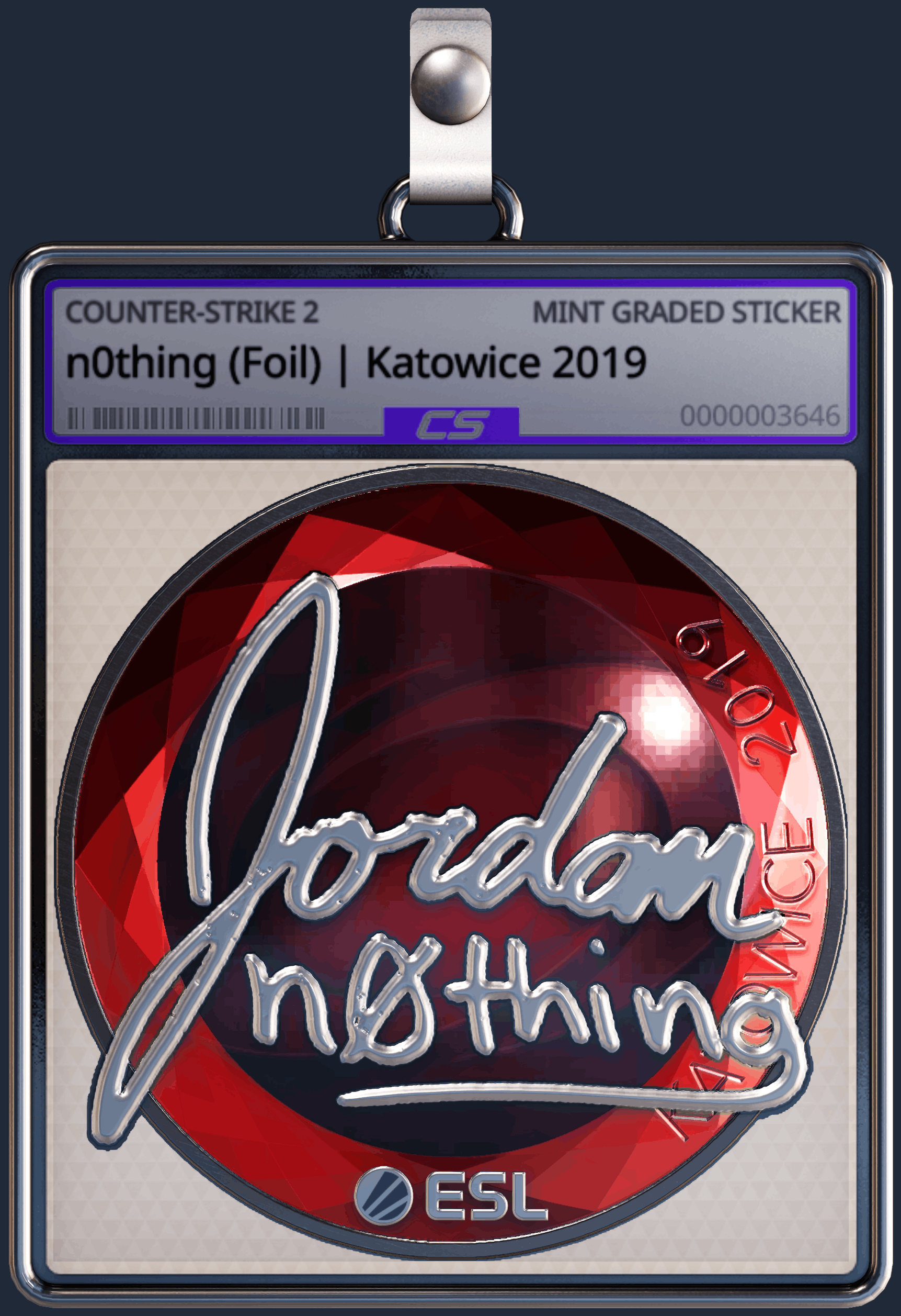 Sticker | n0thing (Foil) | Katowice 2019 Image